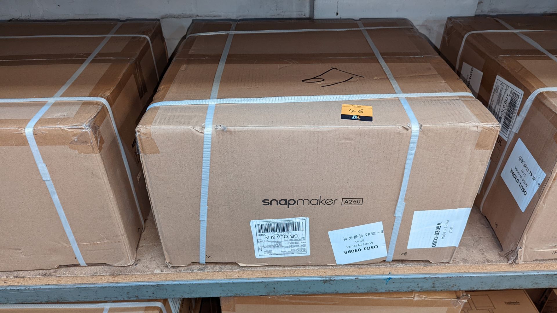 Snapmaker model A250 3D printer - boxed, delivered with original banding, assumed to be new/unused - Image 3 of 4