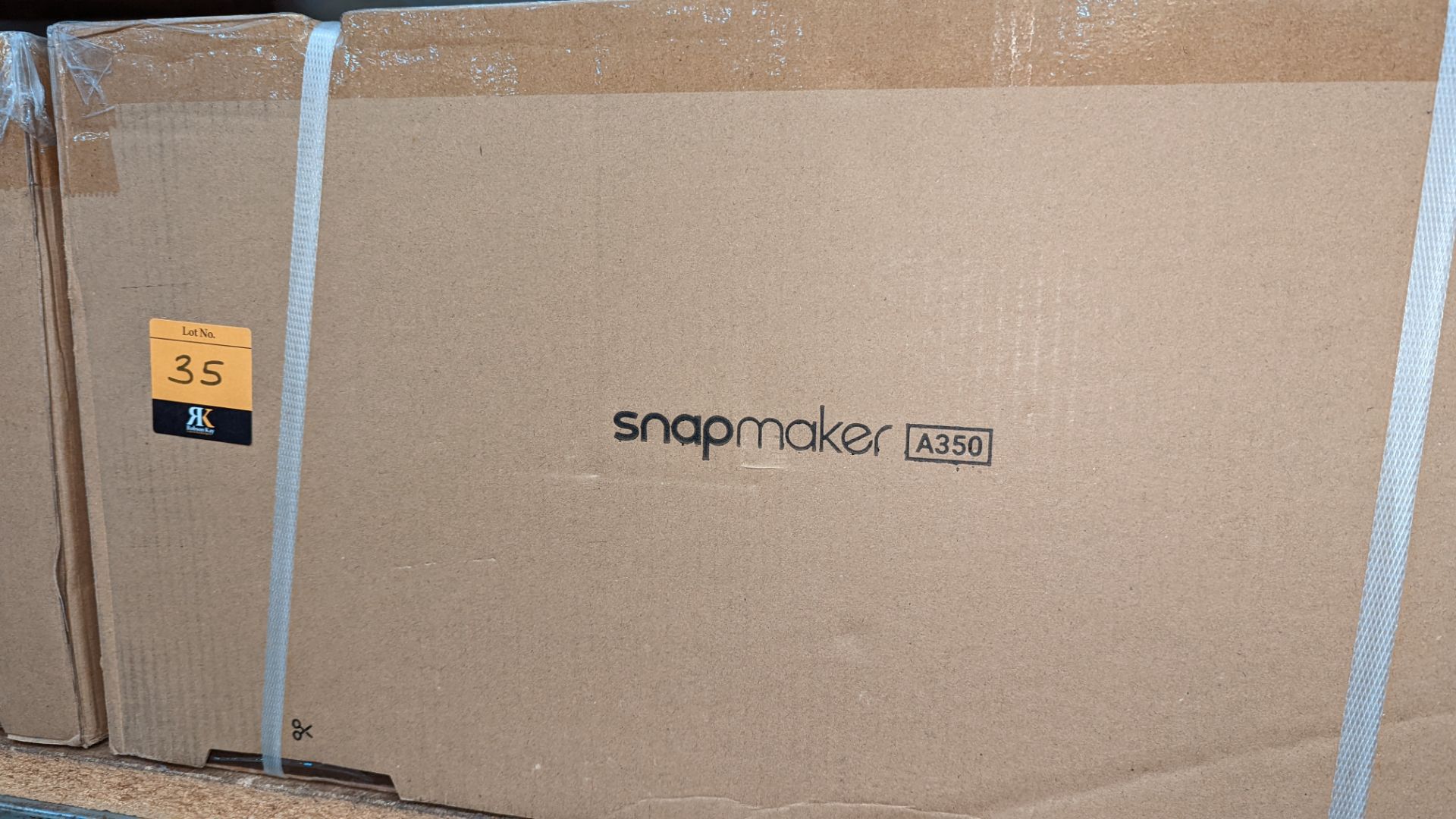 Snapmaker model A350 3D printer - boxed, delivered with original banding, assumed to be new/unused - Image 3 of 3