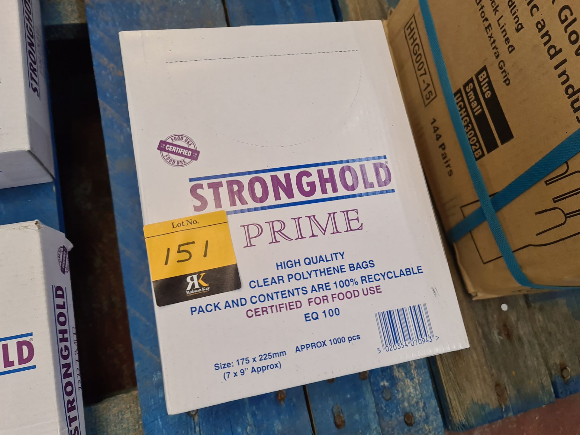 8 assorted sized boxes of Stronghold Prime high quality clear polythene bags in assorted sizes & sty - Image 2 of 6