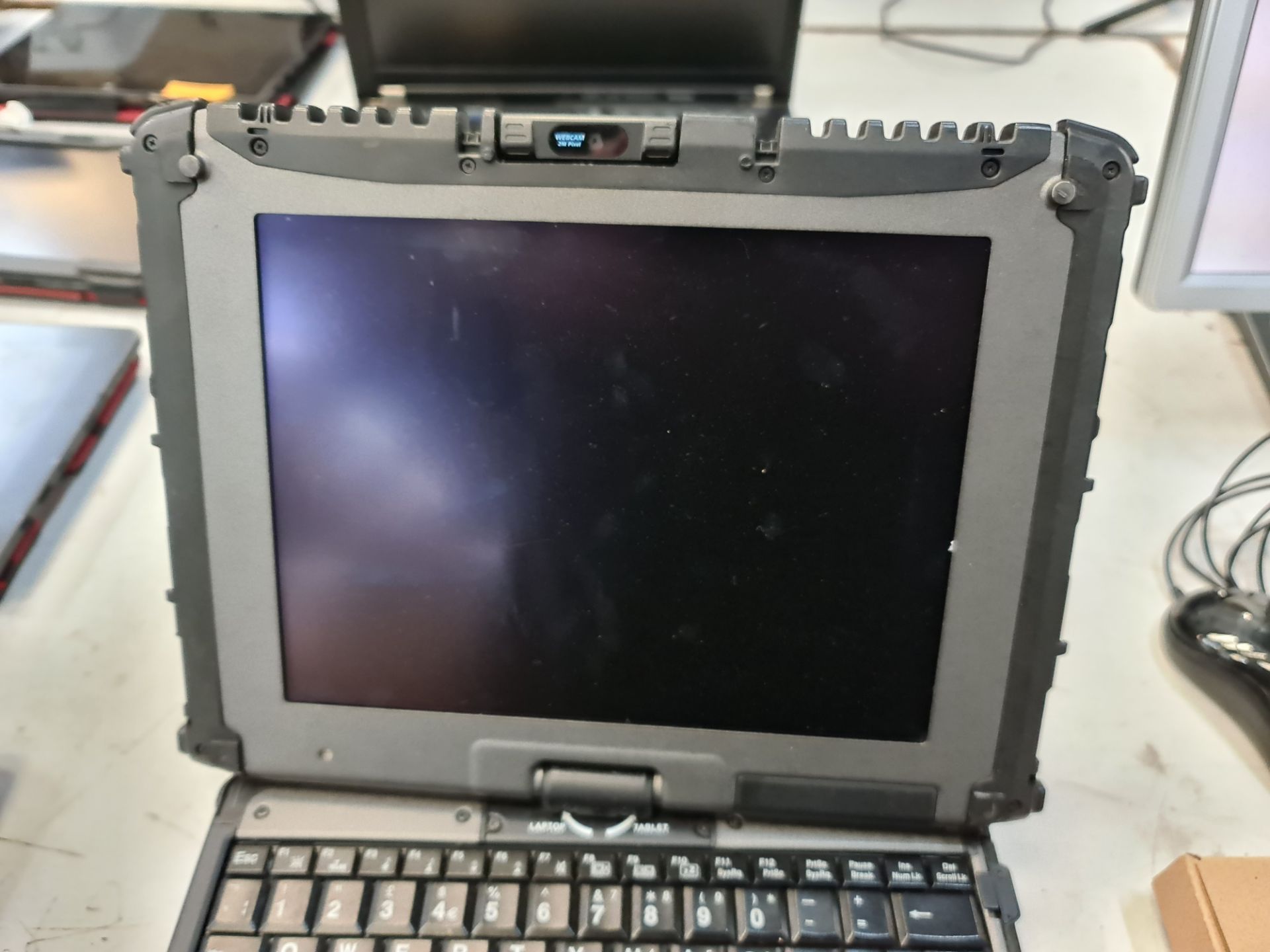 Getac combination laptop/tablet in heavy-duty case - no ancillaries - Image 3 of 6