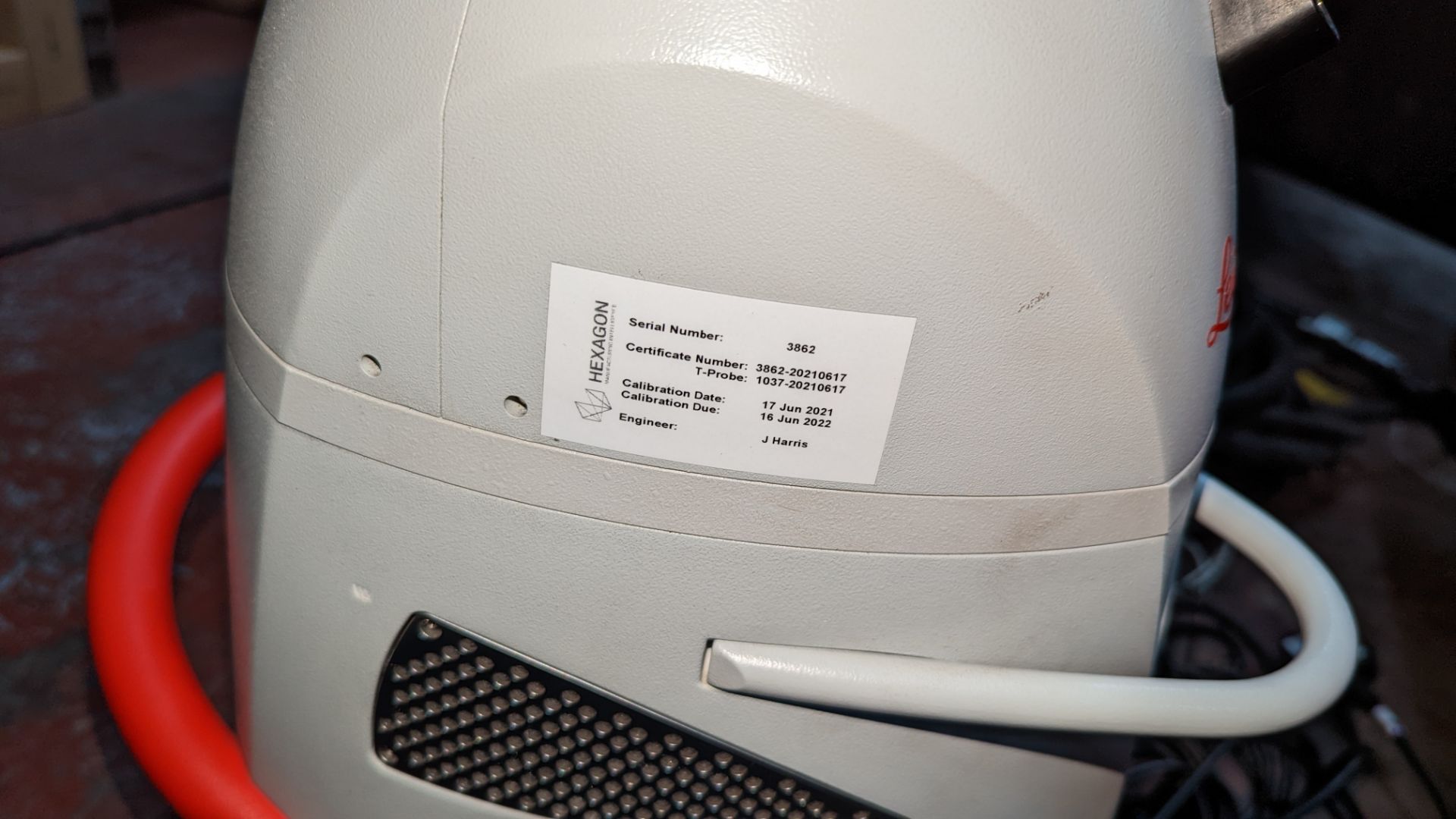 Leica Absolute laser tracker, model AT901-MR. Serial no. 3862. Last calibrated June 2021. Includes L - Image 11 of 29