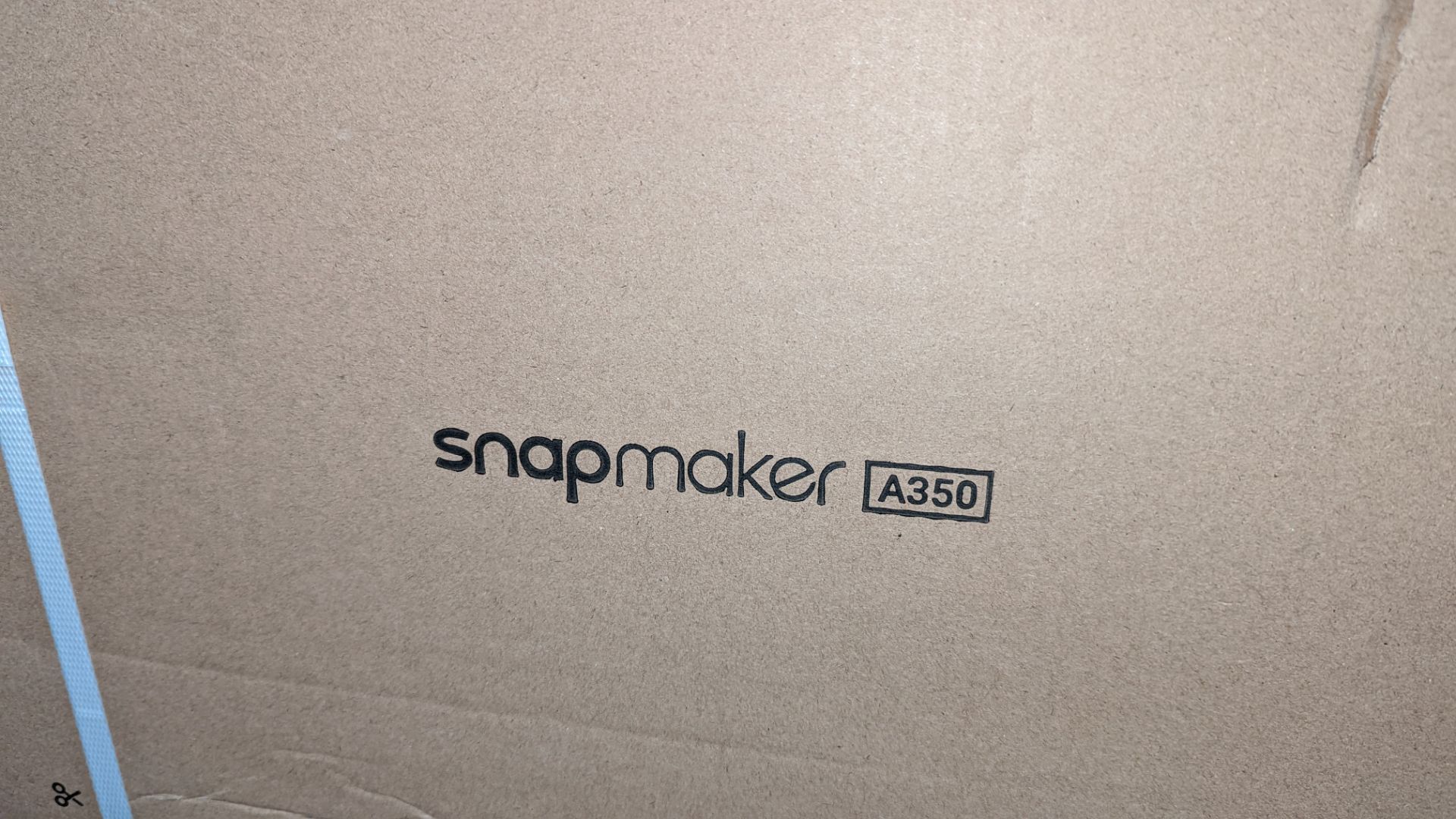 Snapmaker model A350 3D printer - boxed, delivered with original banding, assumed to be new/unused - Image 3 of 3