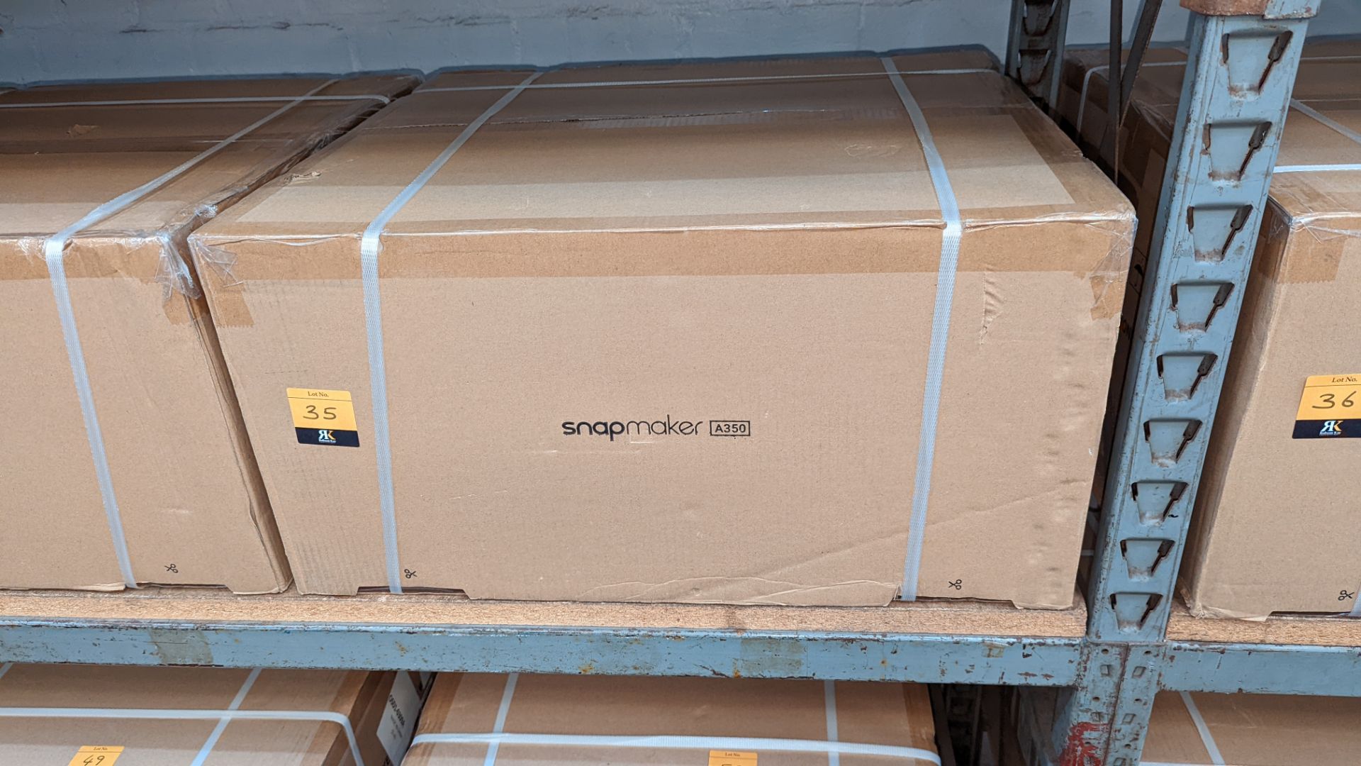 Snapmaker model A350 3D printer - boxed, delivered with original banding, assumed to be new/unused - Image 2 of 3