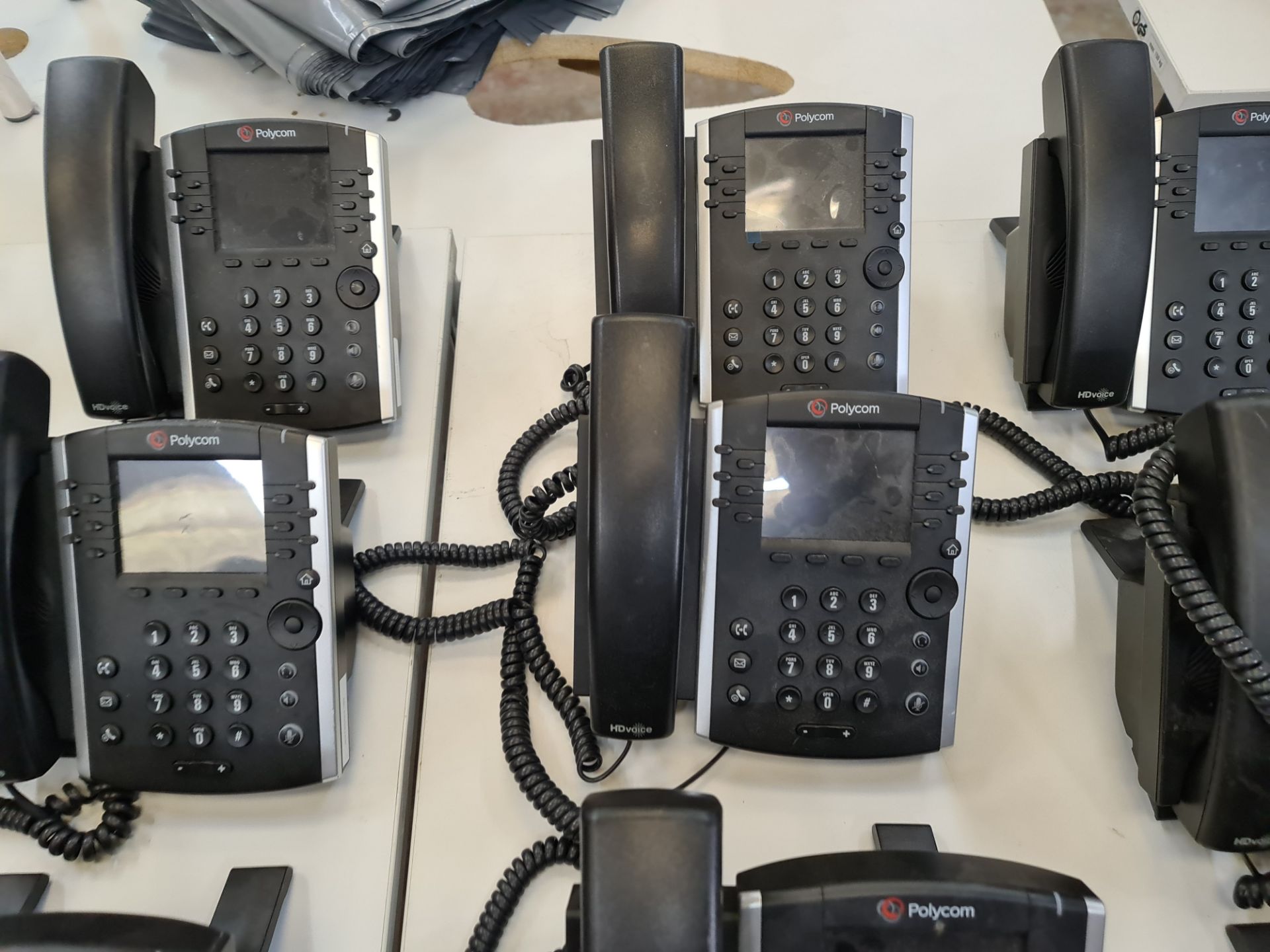 12 off Polycom model VVX411 telephone handsets - Image 7 of 7