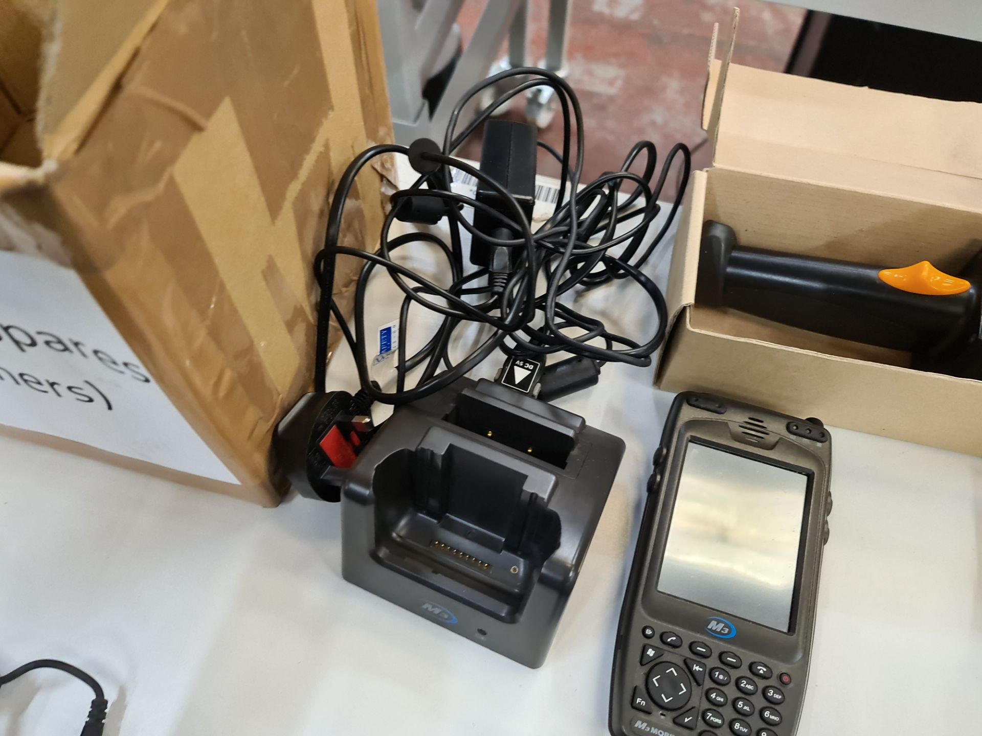 4 off M3 mobile portable data collection terminals model MC-7100S, including ancillaries as pictured - Image 5 of 8