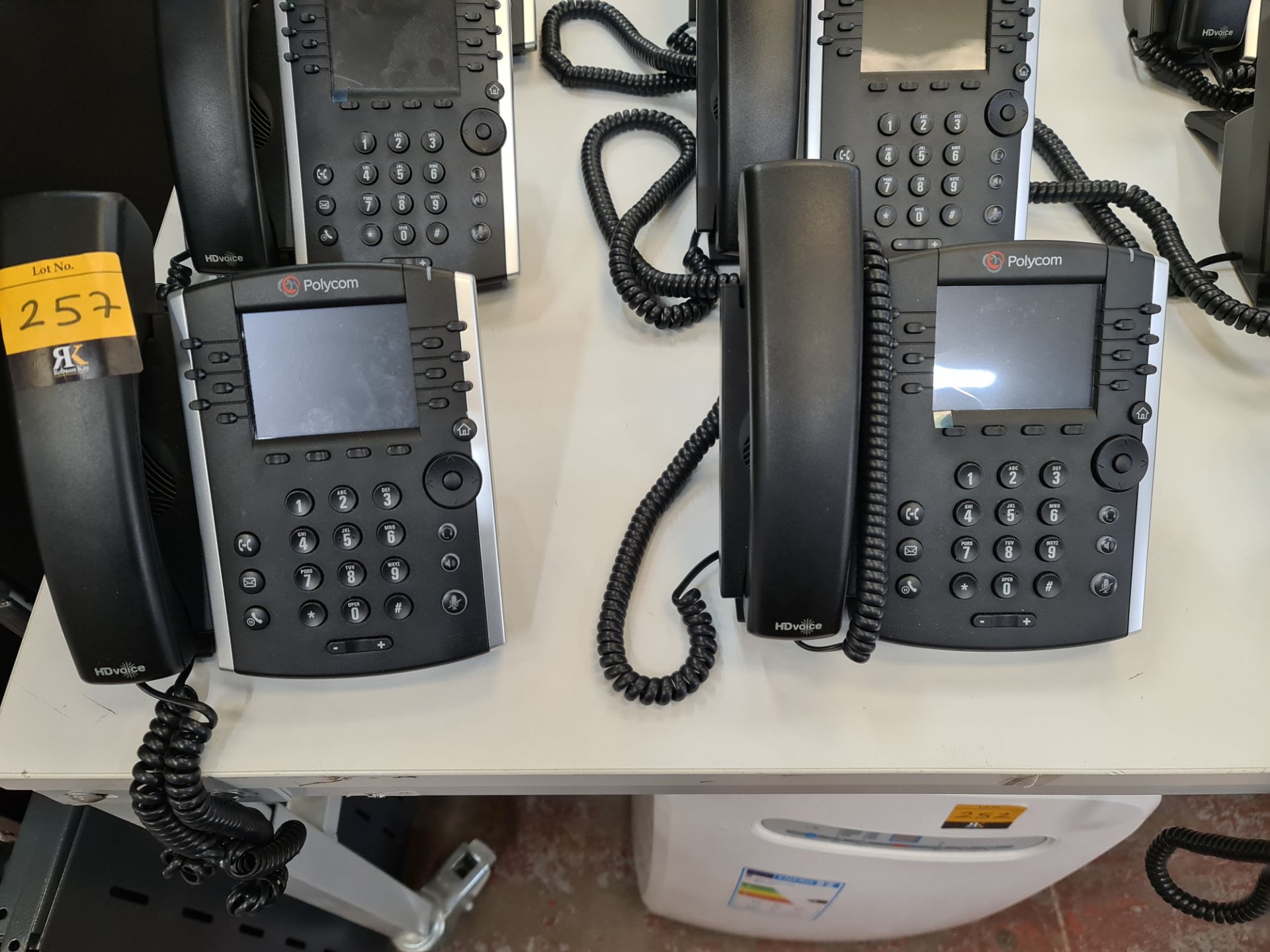 12 off Polycom model VVX411 telephone handsets - Image 2 of 7