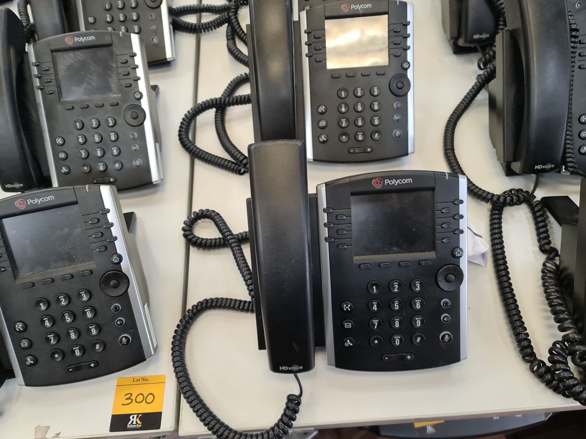 12 off Polycom model VVX411 telephone handsets - Image 5 of 7