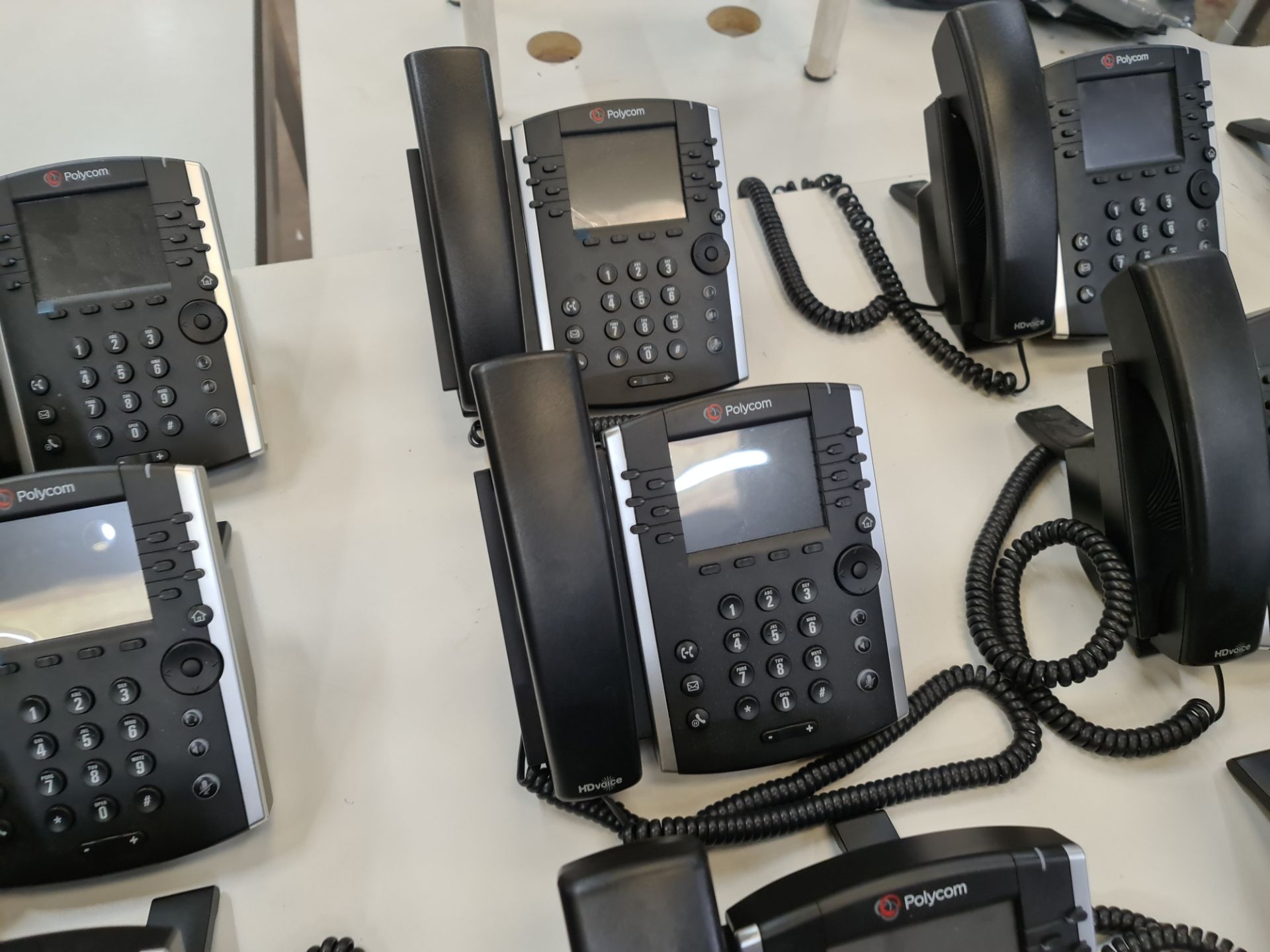 12 off Polycom model VVX411 telephone handsets - Image 7 of 7