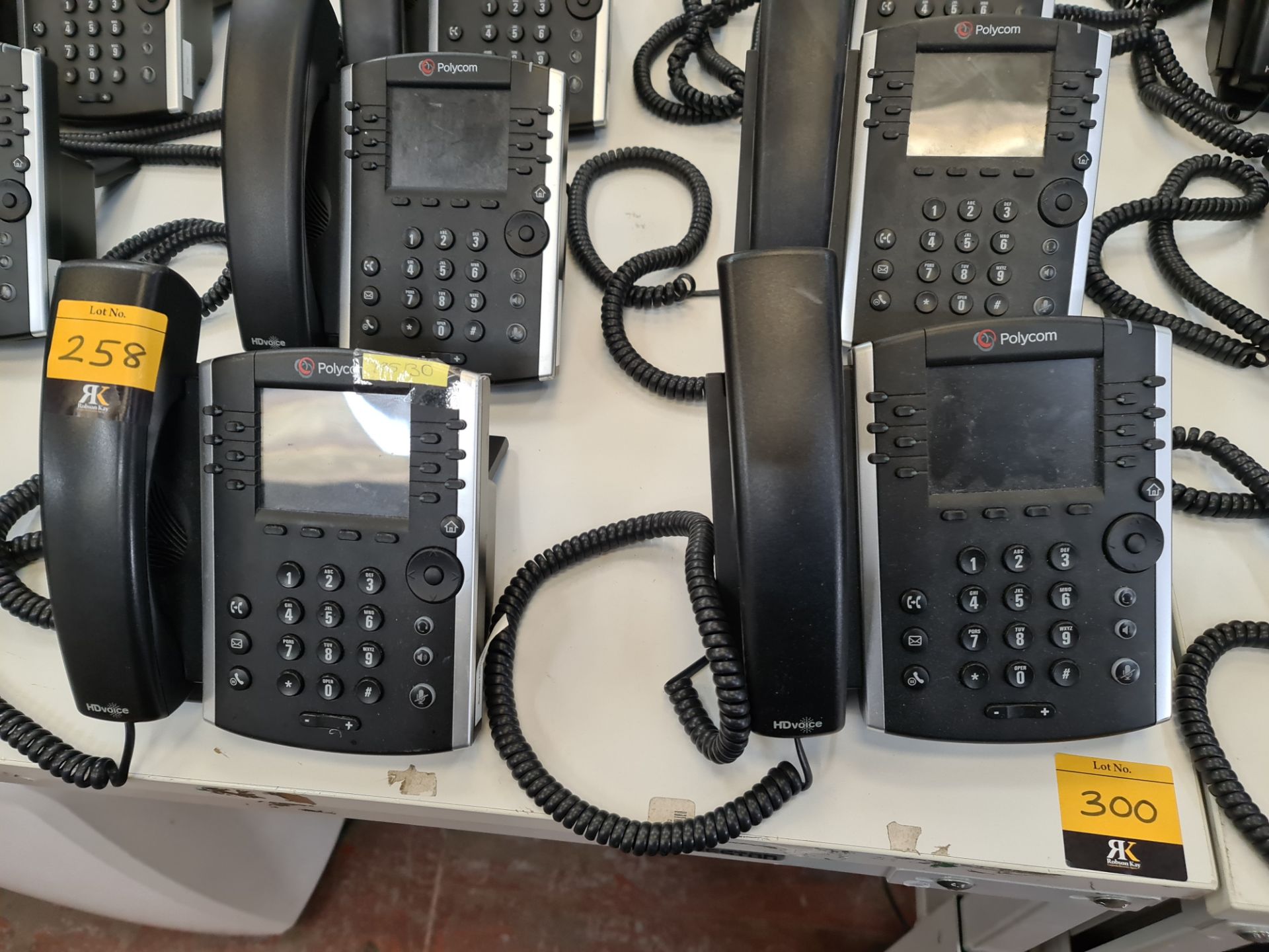 12 off Polycom model VVX411 telephone handsets - Image 3 of 7