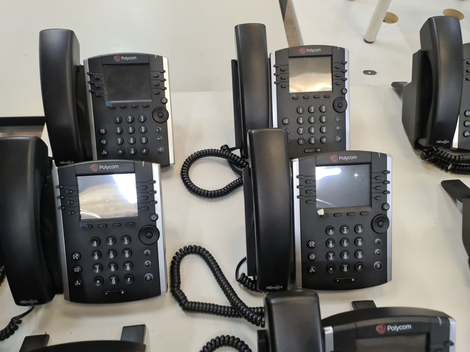 12 off Polycom model VVX411 telephone handsets - Image 3 of 7