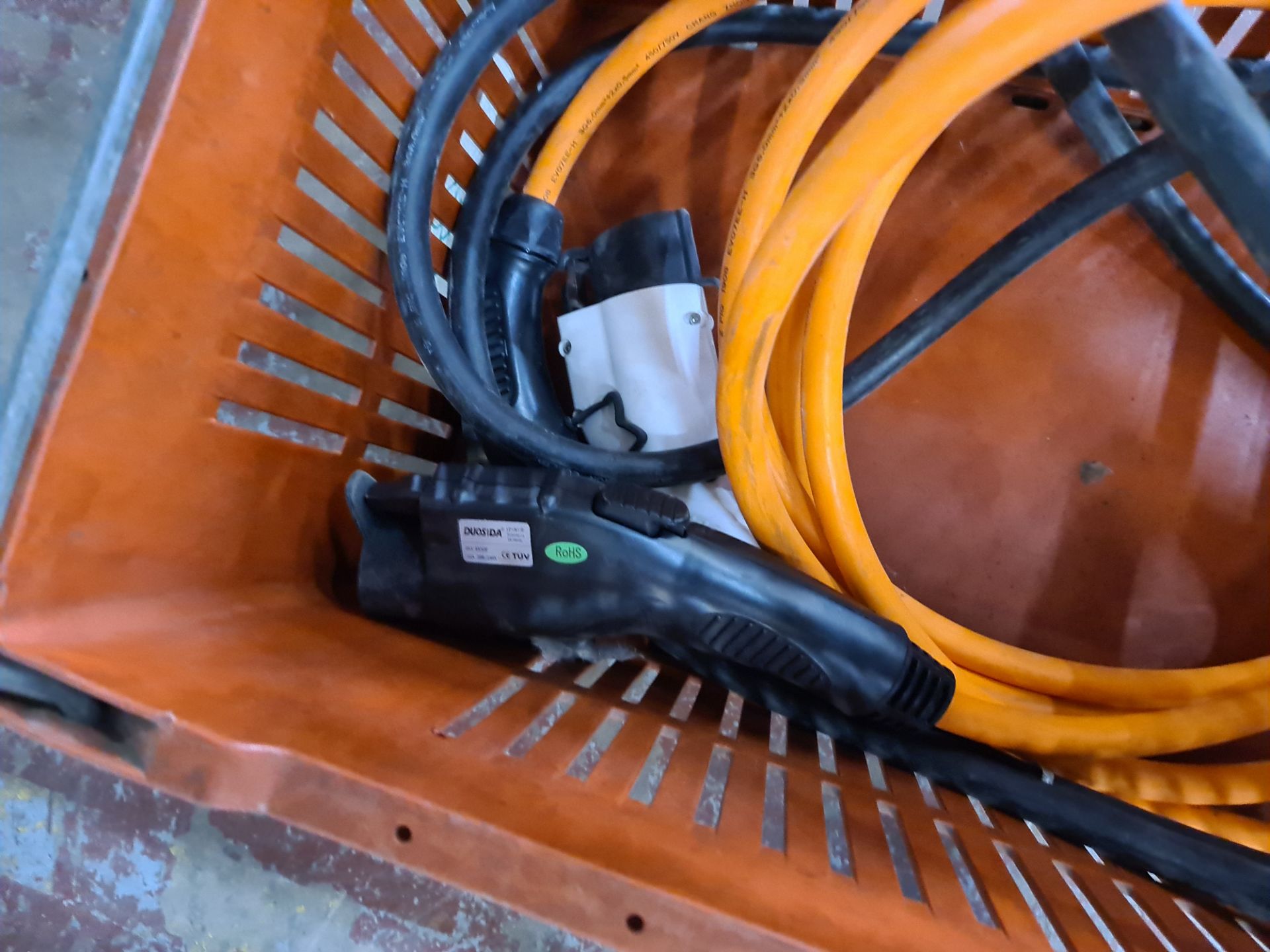 2 assorted electric car charging cables - crate excluded - Image 3 of 3