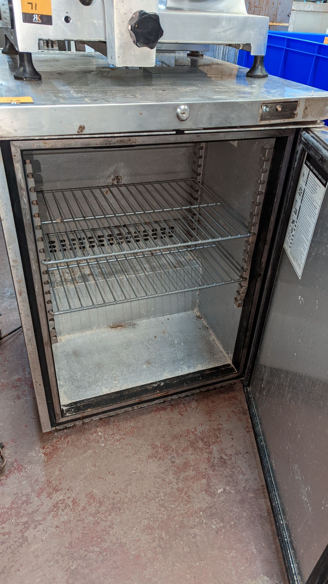 Foster stainless steel under counter fridge model HR150-A - Image 3 of 5