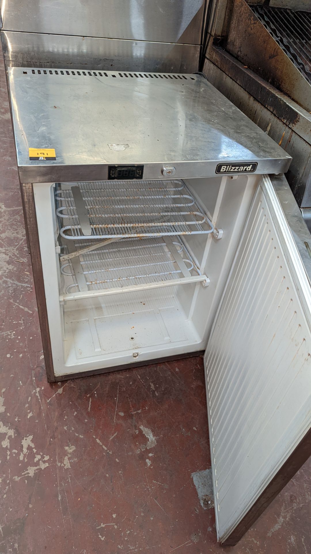 Blizzard stainless steel under counter commercial freezer - Image 4 of 5