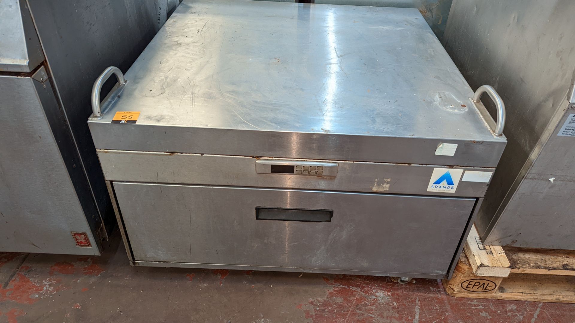 Stainless steel low height mobile refrigerated unit - Image 3 of 6