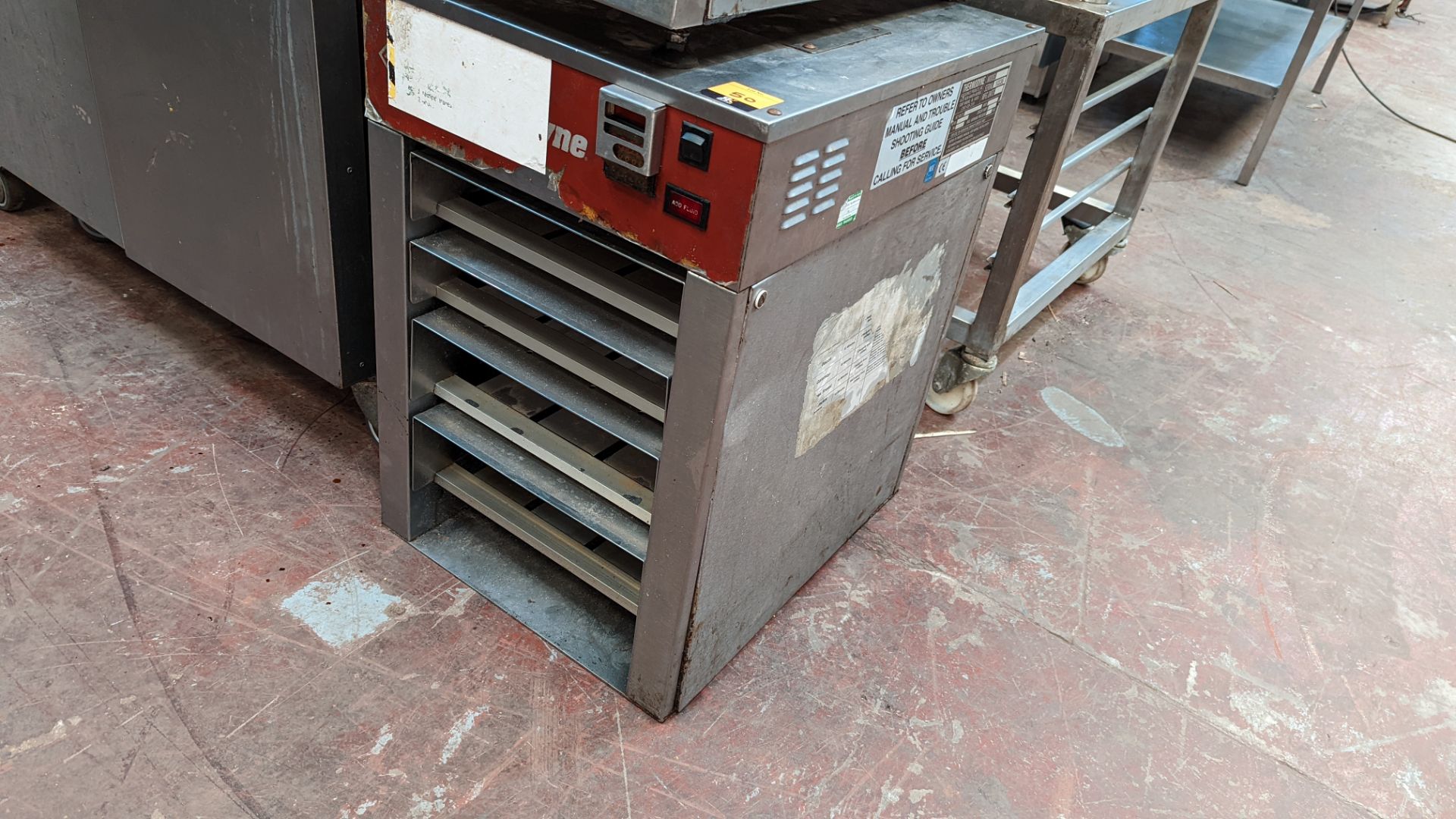 Stainless steel fast food warming pass unit