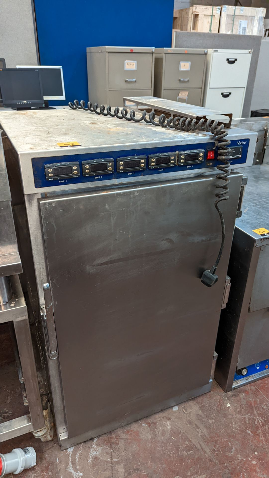 Victor stainless steel warming cupboard