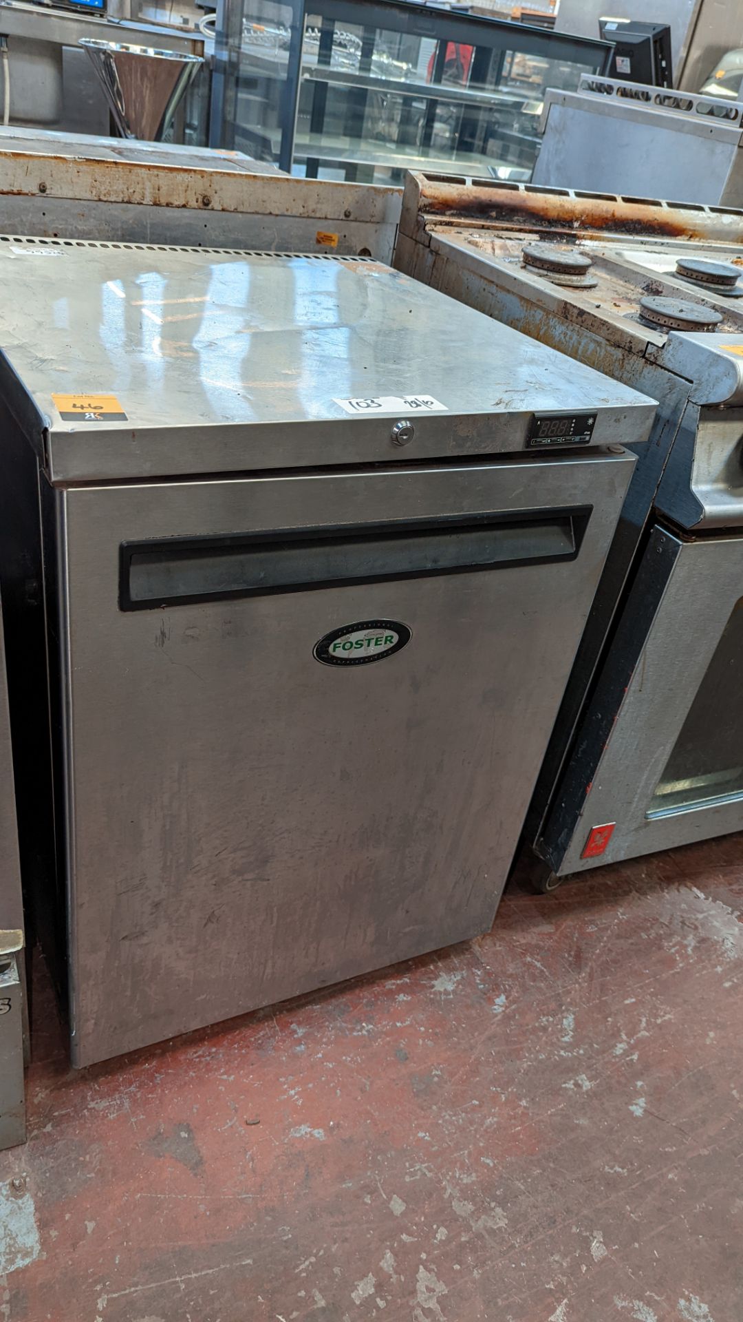 Foster stainless steel under counter fridge model HR150-A