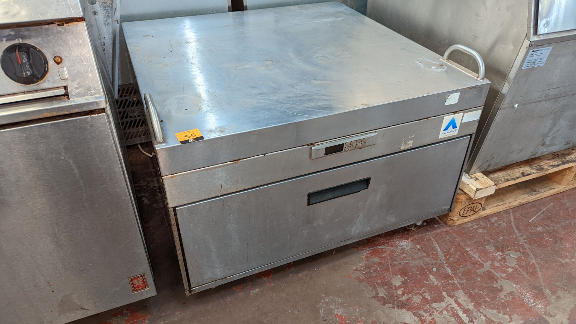 Stainless steel low height mobile refrigerated unit - Image 2 of 6