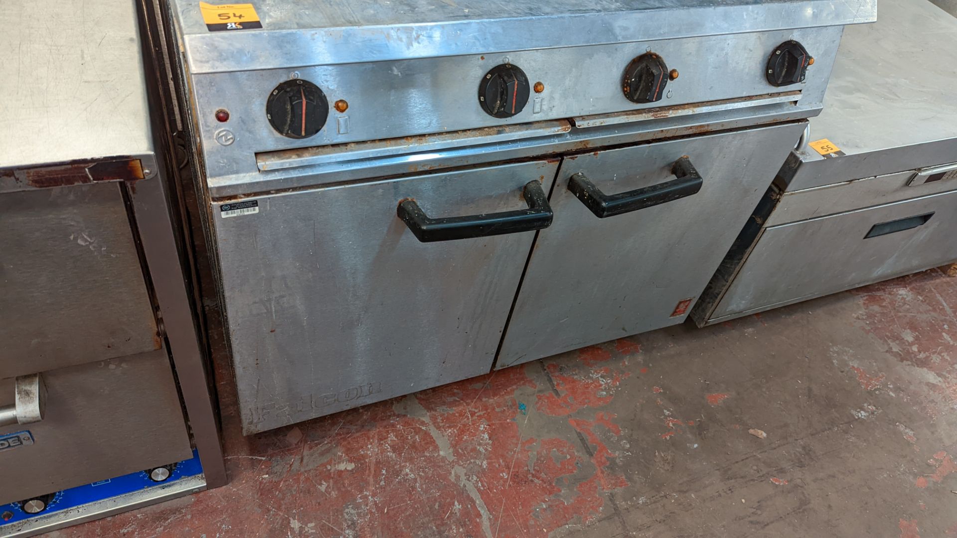 Falcon Dominator oven with hot plates - Image 4 of 8
