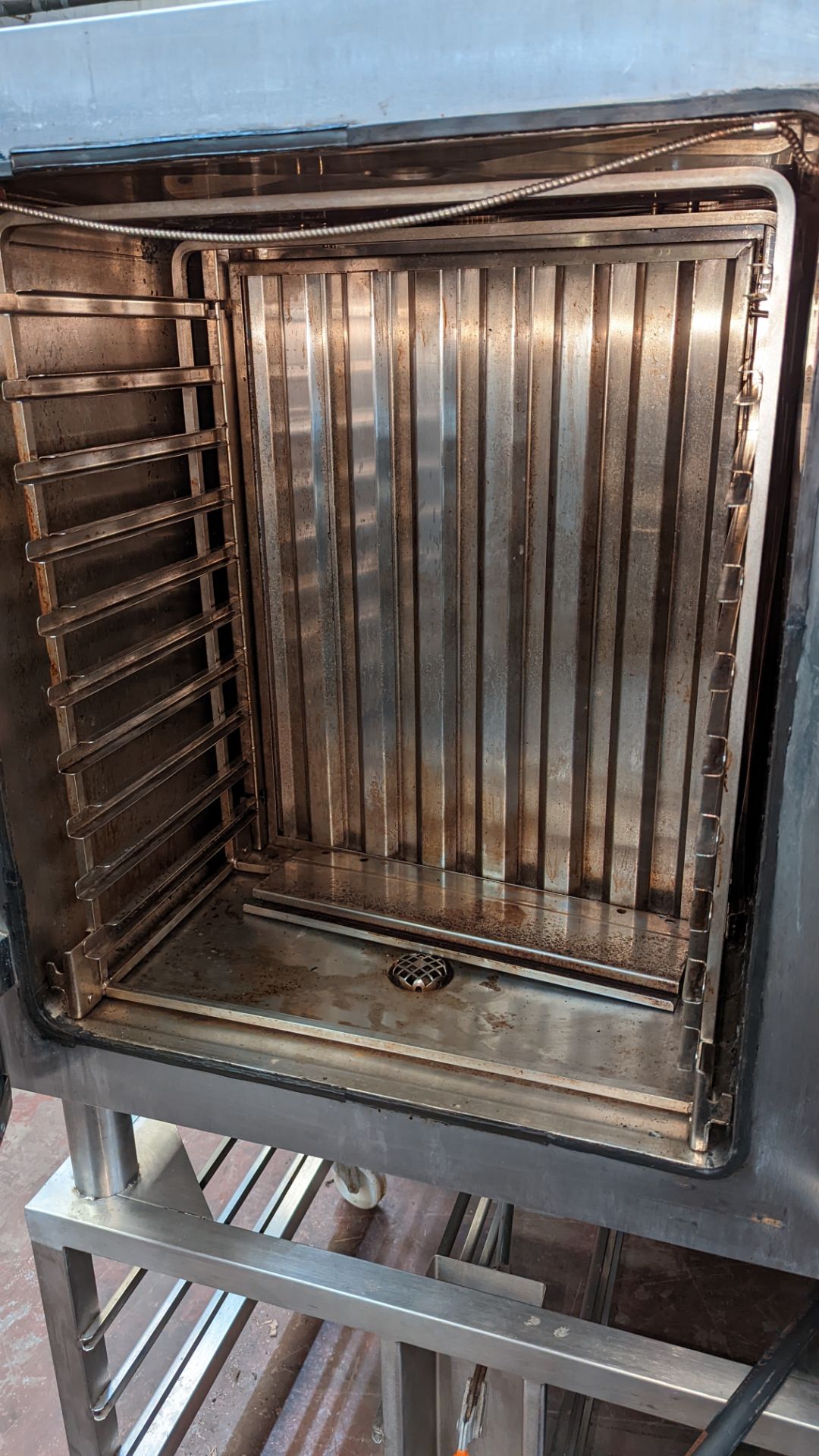 Hobart stainless steel large commercial oven on mobile stand - Image 6 of 8