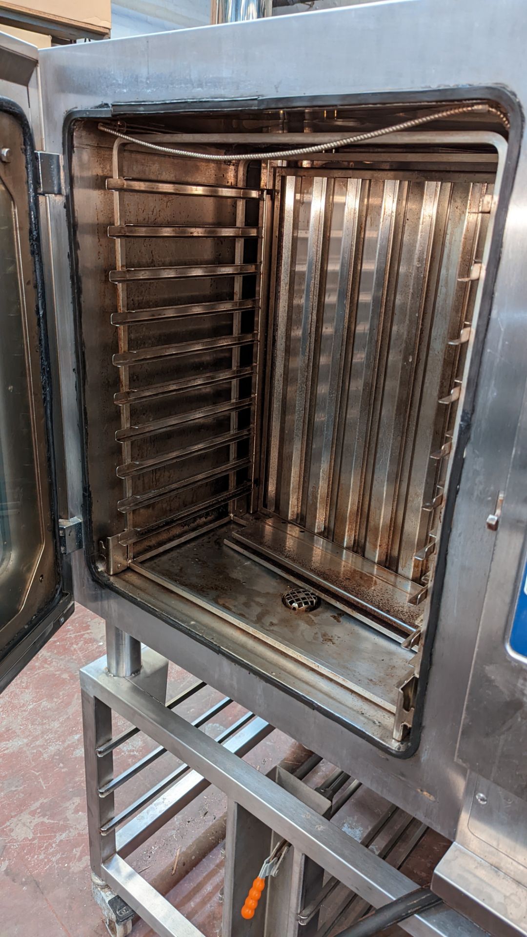 Hobart stainless steel large commercial oven on mobile stand - Image 5 of 8