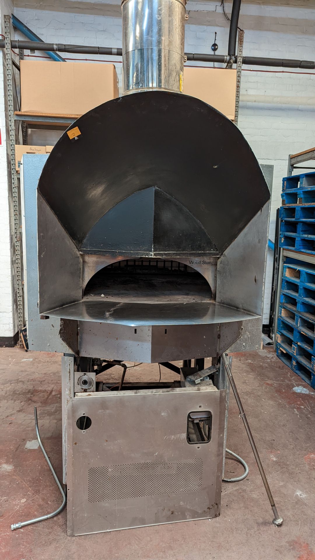 Large Wood Stone pizza oven on stand