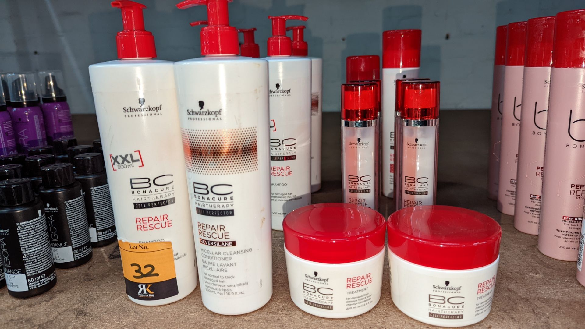 14 assorted bottles/tubes & tubs of Schwarzkopf BC Bonacure repair rescue products - Image 6 of 7