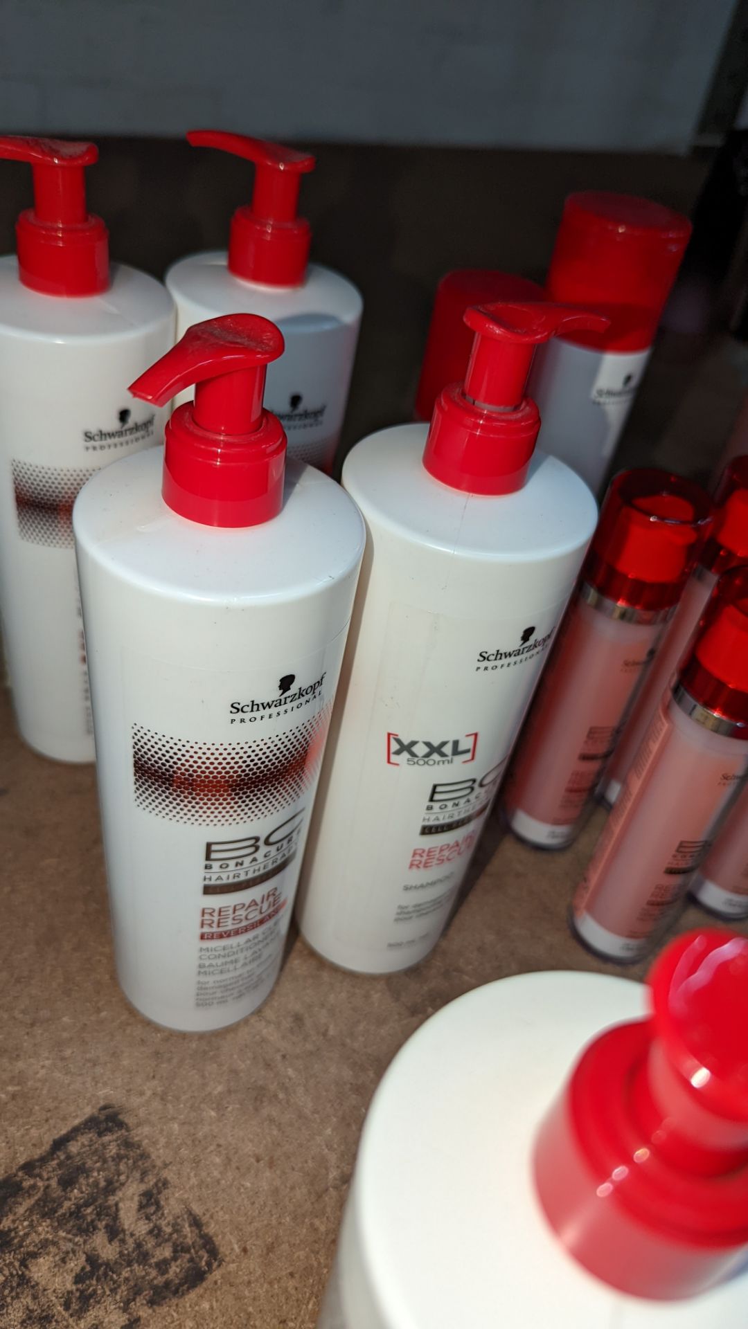 14 assorted bottles/tubes & tubs of Schwarzkopf BC Bonacure repair rescue products - Image 2 of 7