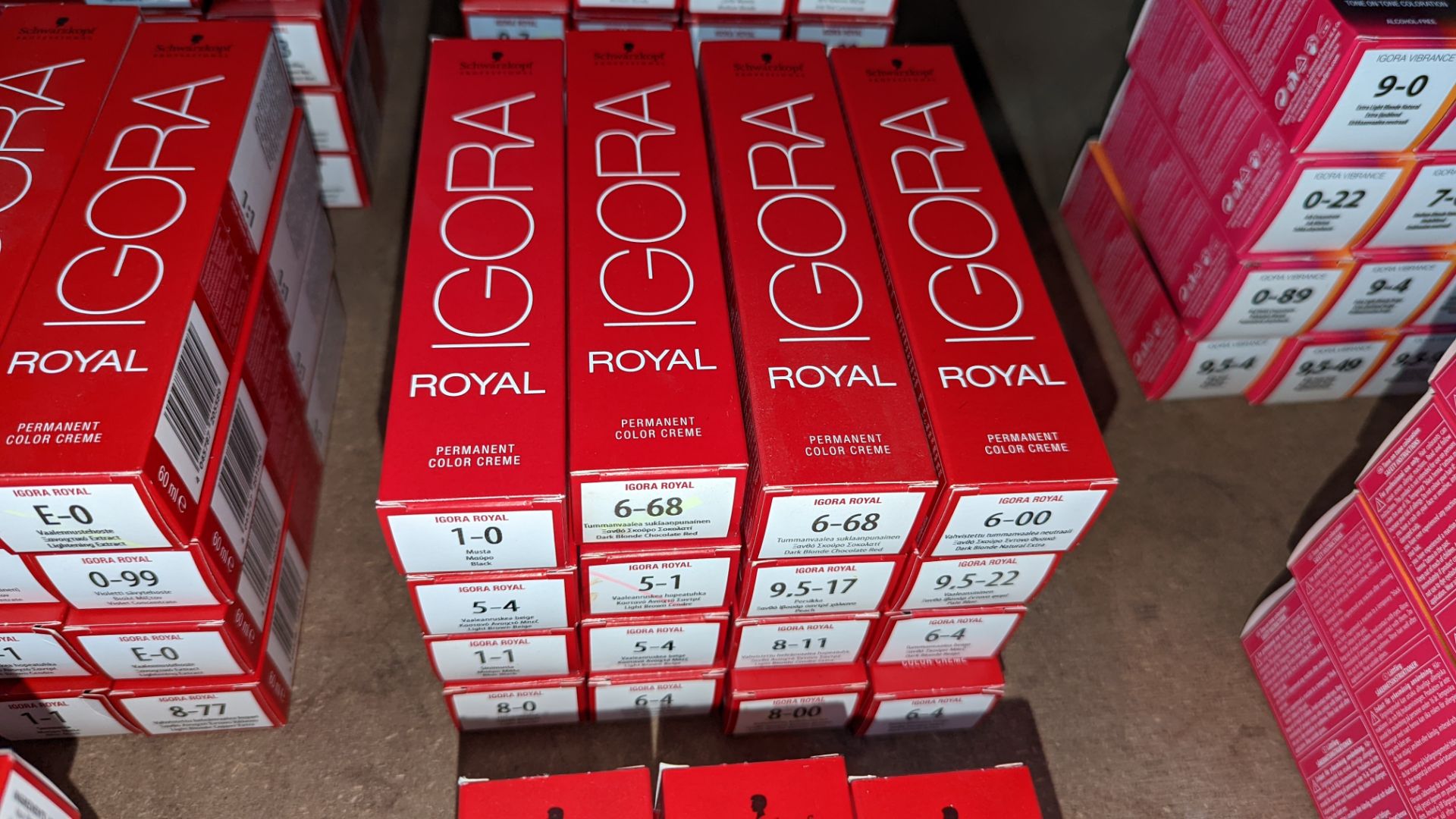 41 assorted 60ml tubes of Schwarzkopf Igora Royal permanent colour crème - Image 6 of 7