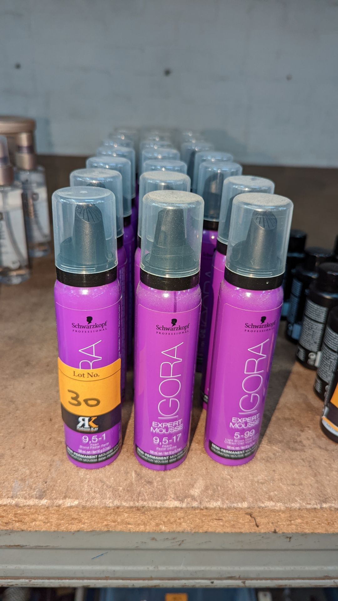 21 off 100ml bottles of Schwarzkopf Igora Expert Mousse products