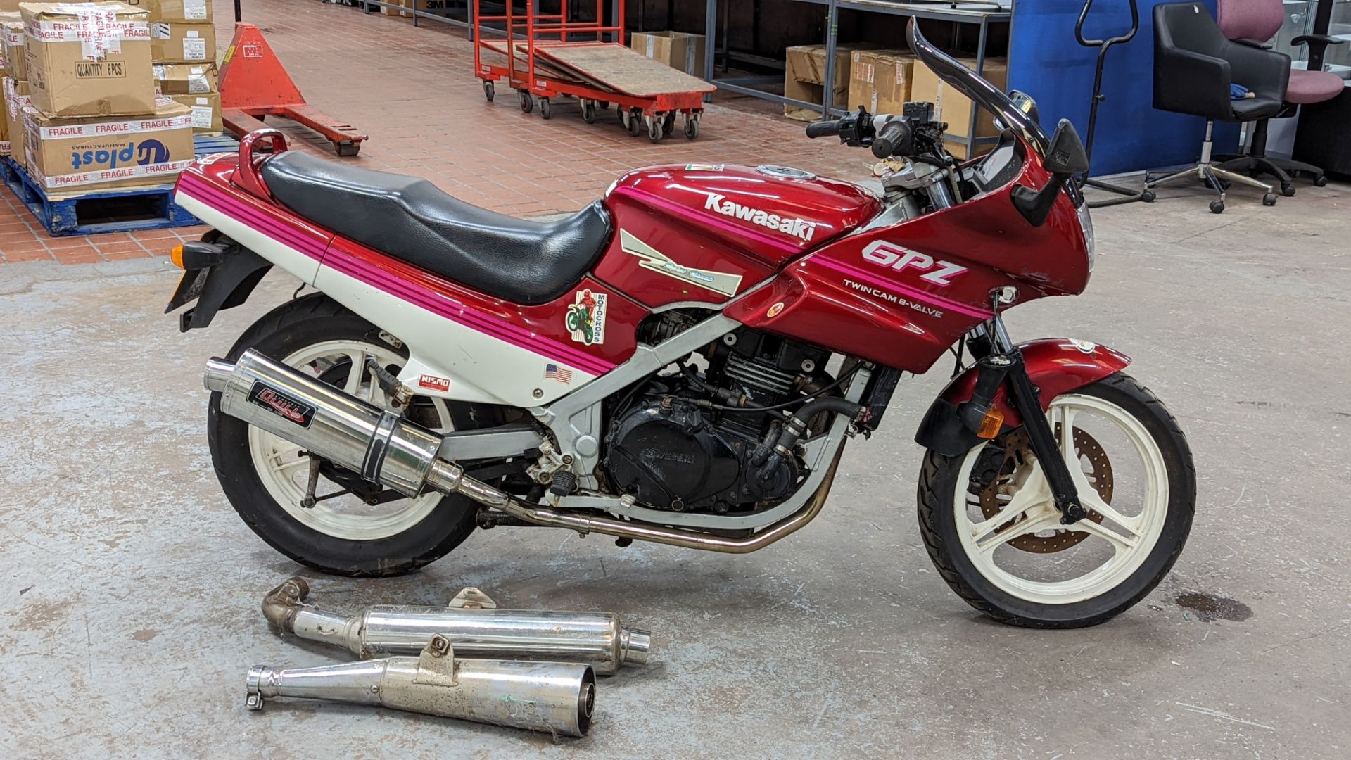 1991 Kawasaki EX500-A5 motorcycle - Image 2 of 27