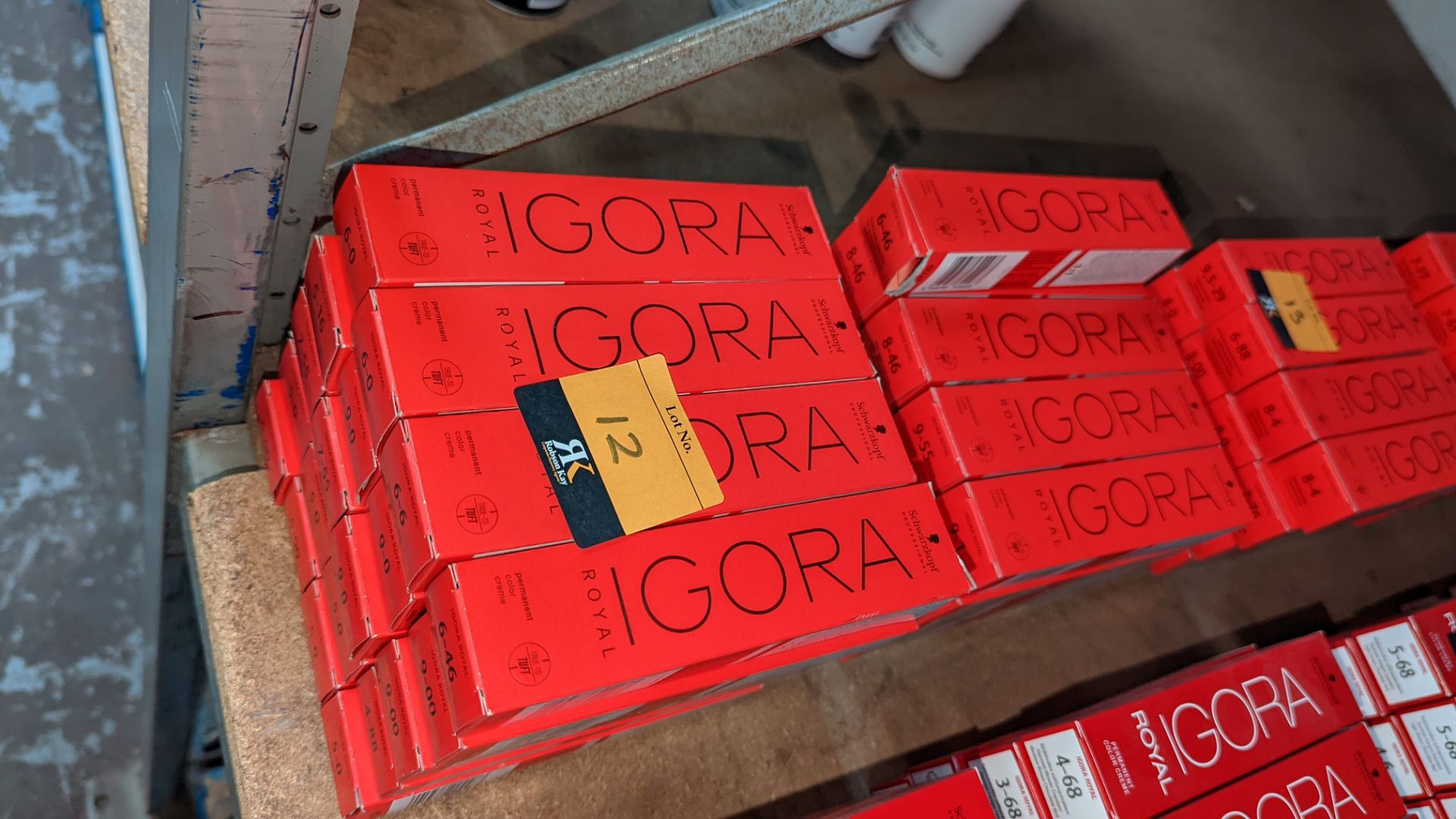 37 assorted 60ml tubes of Schwarzkopf Igora Royal permanent colour crème - Image 2 of 6