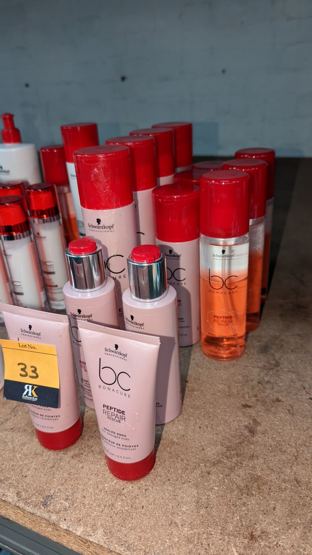 14 assorted bottles & tubes of Schwarzkopf BC Bonacure peptide repair products - Image 3 of 6