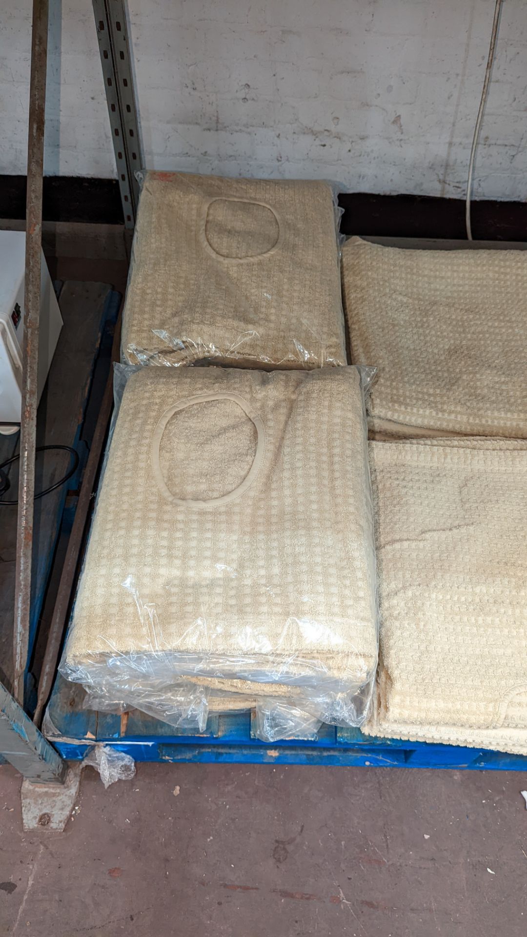 Quantity of towels, mostly designed for use with beauty treatment beds, some of which are in sealed - Image 6 of 6