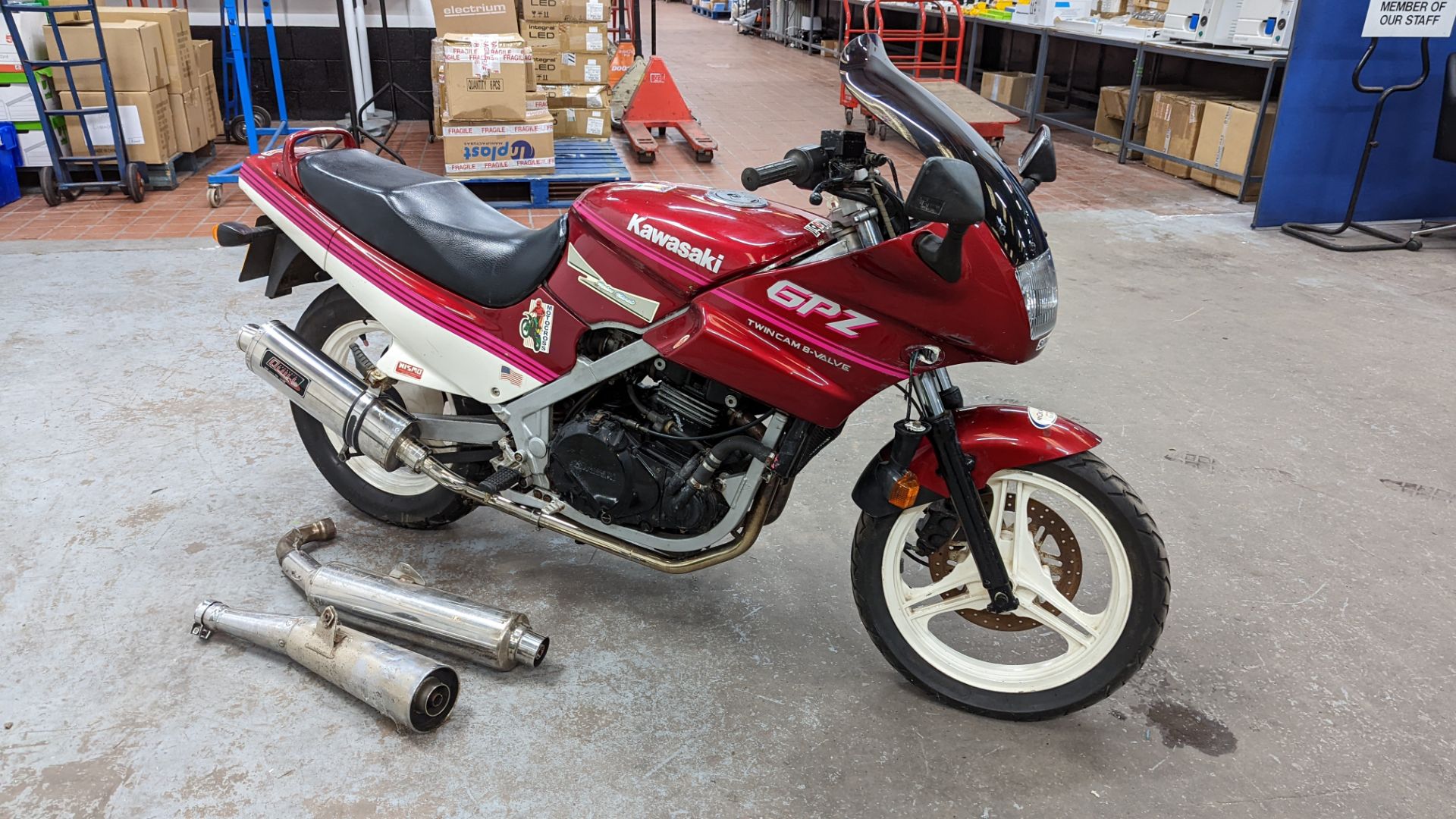 1991 Kawasaki EX500-A5 motorcycle - Image 10 of 27