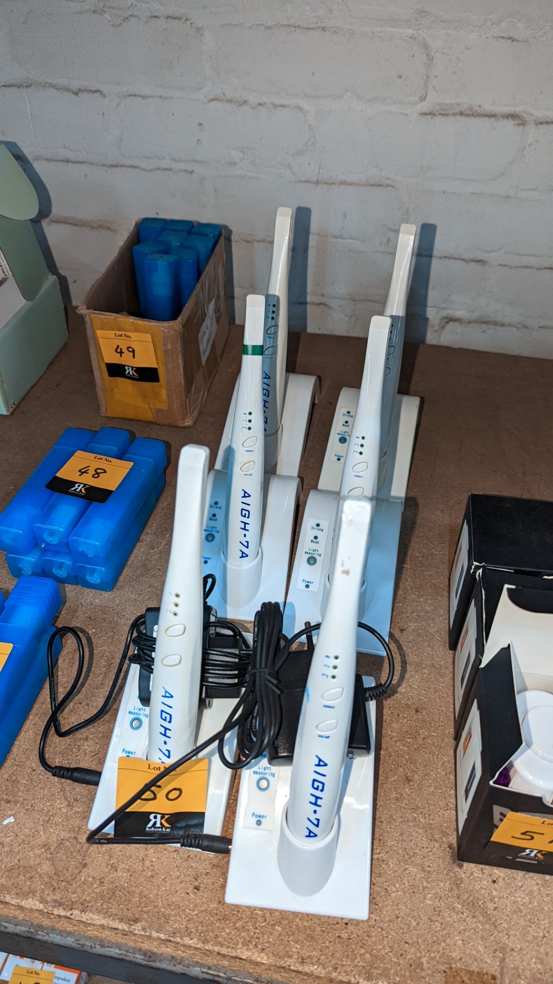 6 off Aigh-7A curing light systems. NB all unboxed & only 2 power supplies - Image 4 of 4