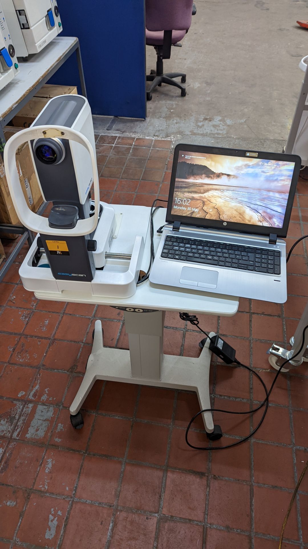 EasyScan digital retinal imaging scanner, including HP laptop computer and Topcon ATE-600 motorized - Image 42 of 42