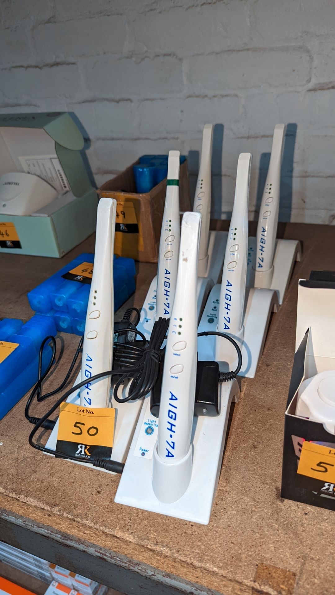 6 off Aigh-7A curing light systems. NB all unboxed & only 2 power supplies - Image 3 of 4