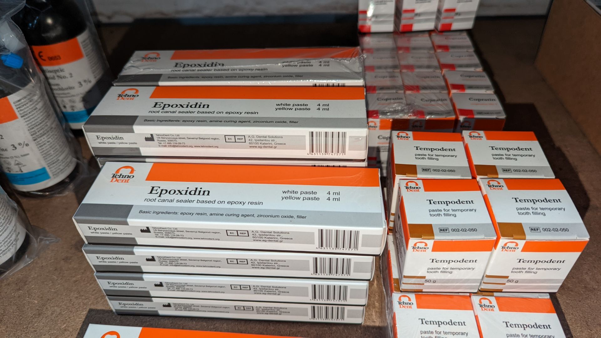 Quantity of Tempodent, Cupratin, Hemostop & Epoxidin product - 49 boxes in total - Image 4 of 5
