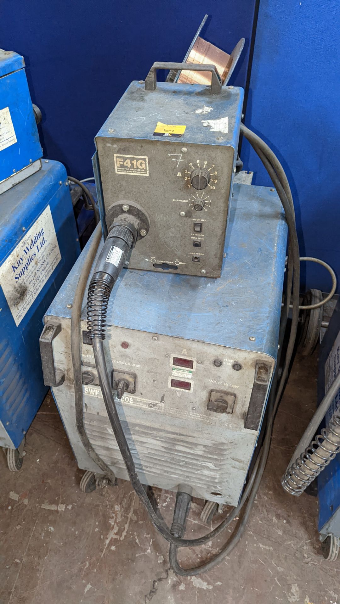 TEC arc welding system, model SWFMIG400S plus model F41G wire feed system - Image 11 of 11