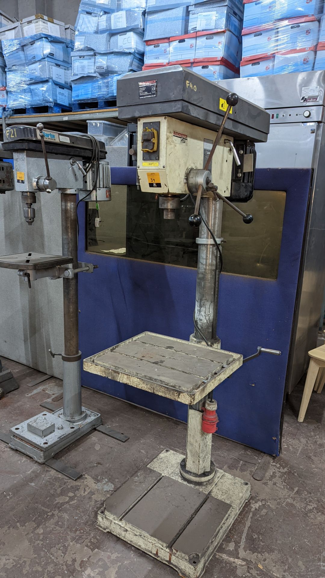 Axminster Plus 12 speed drill press model HD25F3 - Image 2 of 5