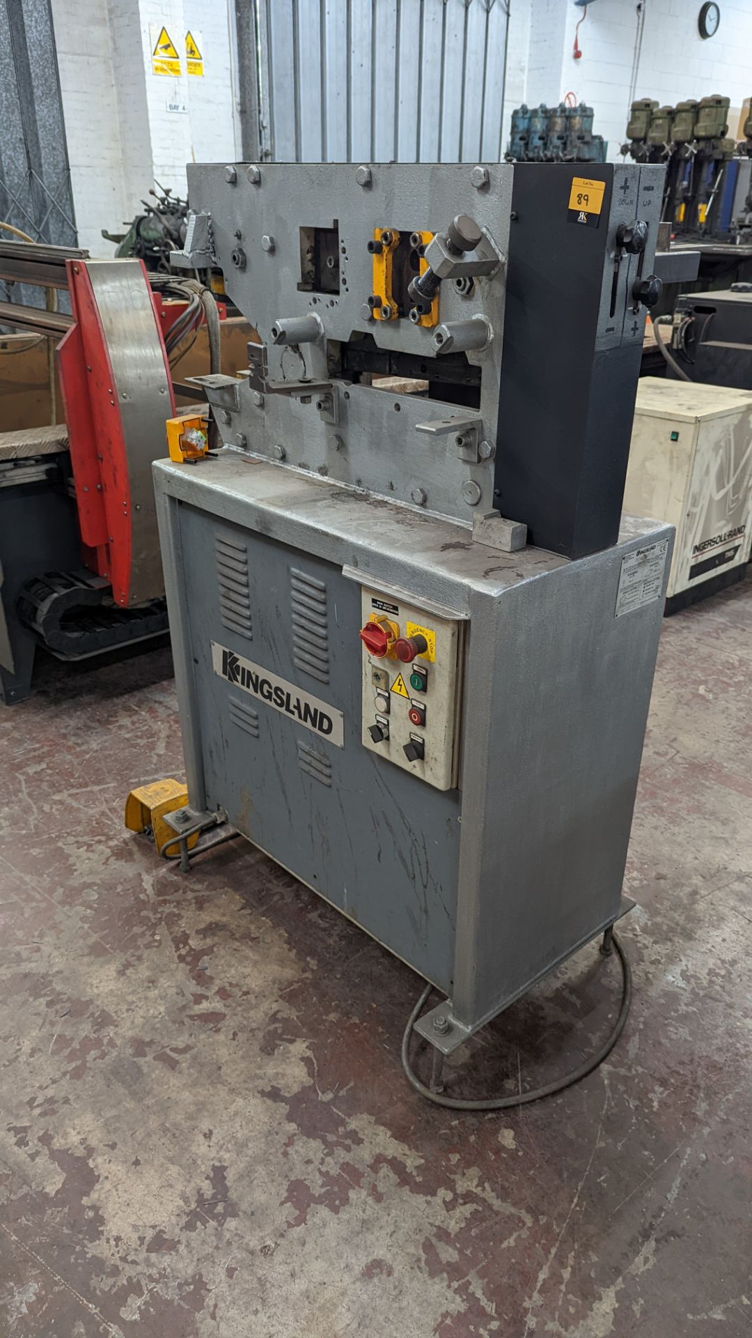 Kingsland Compact 40 steelworker (punching, shearing, angle cutting & section cutting) - Image 12 of 17