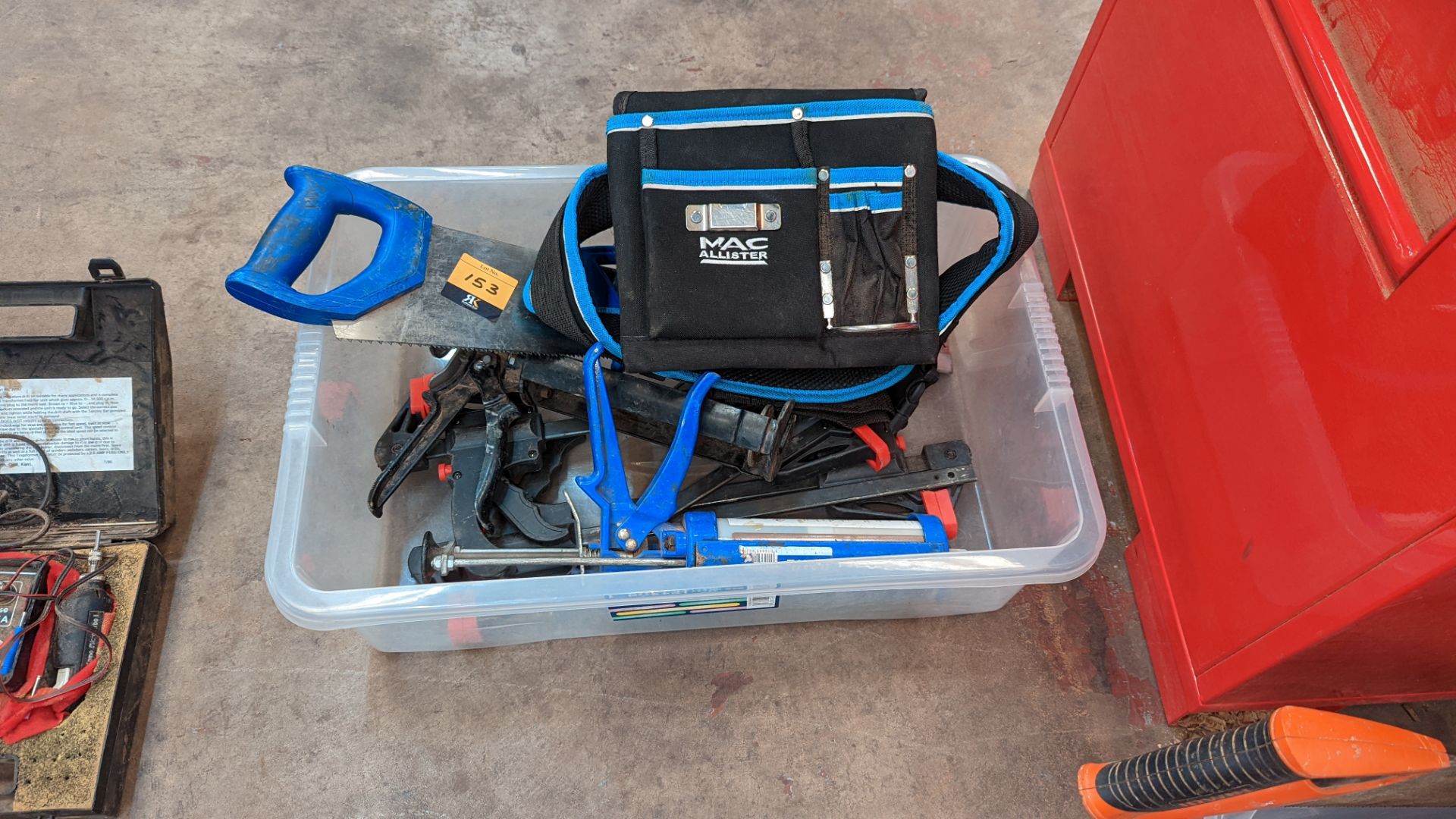 Contents of a crate of clamps & other similar tooling - crate excluded
