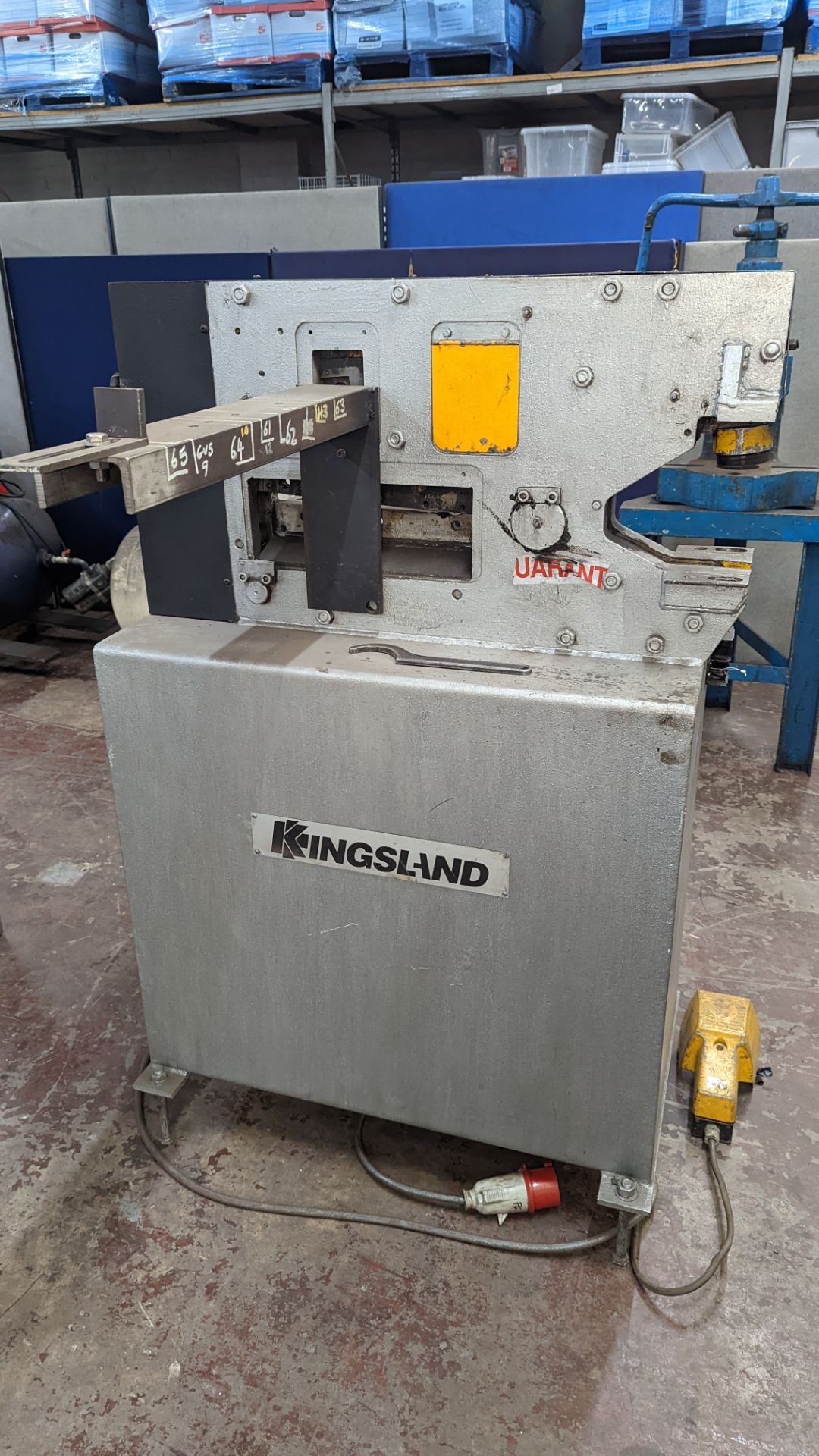 Kingsland Compact 40 steelworker (punching, shearing, angle cutting & section cutting) - Image 6 of 17