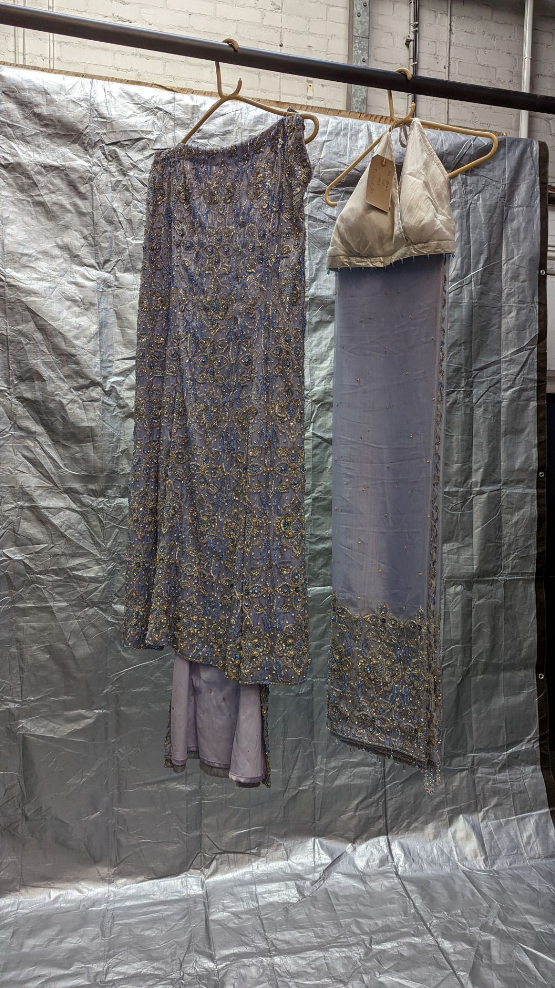Large quantity of Asian wedding/partywear. This lot comprises the total residual stock-in-trade fro - Image 37 of 60