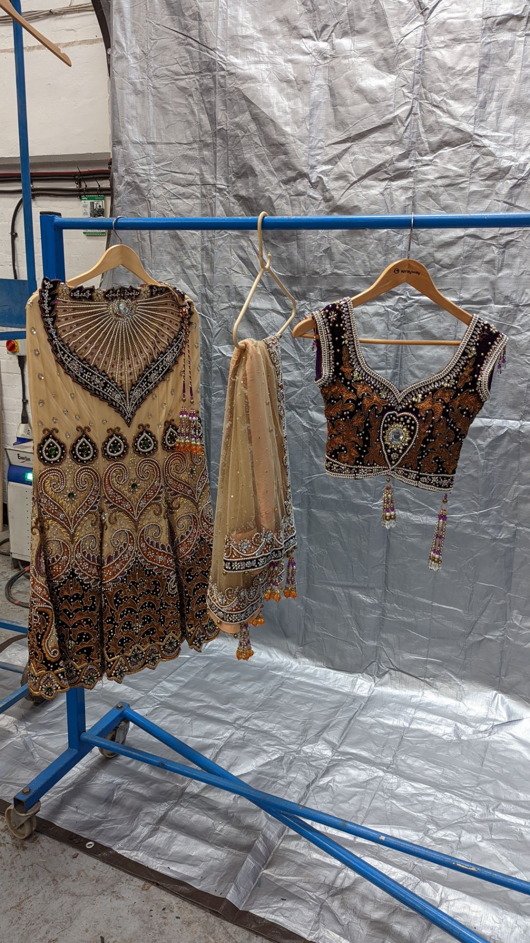 Large quantity of Asian wedding/partywear. This lot comprises the total residual stock-in-trade fro - Image 46 of 60