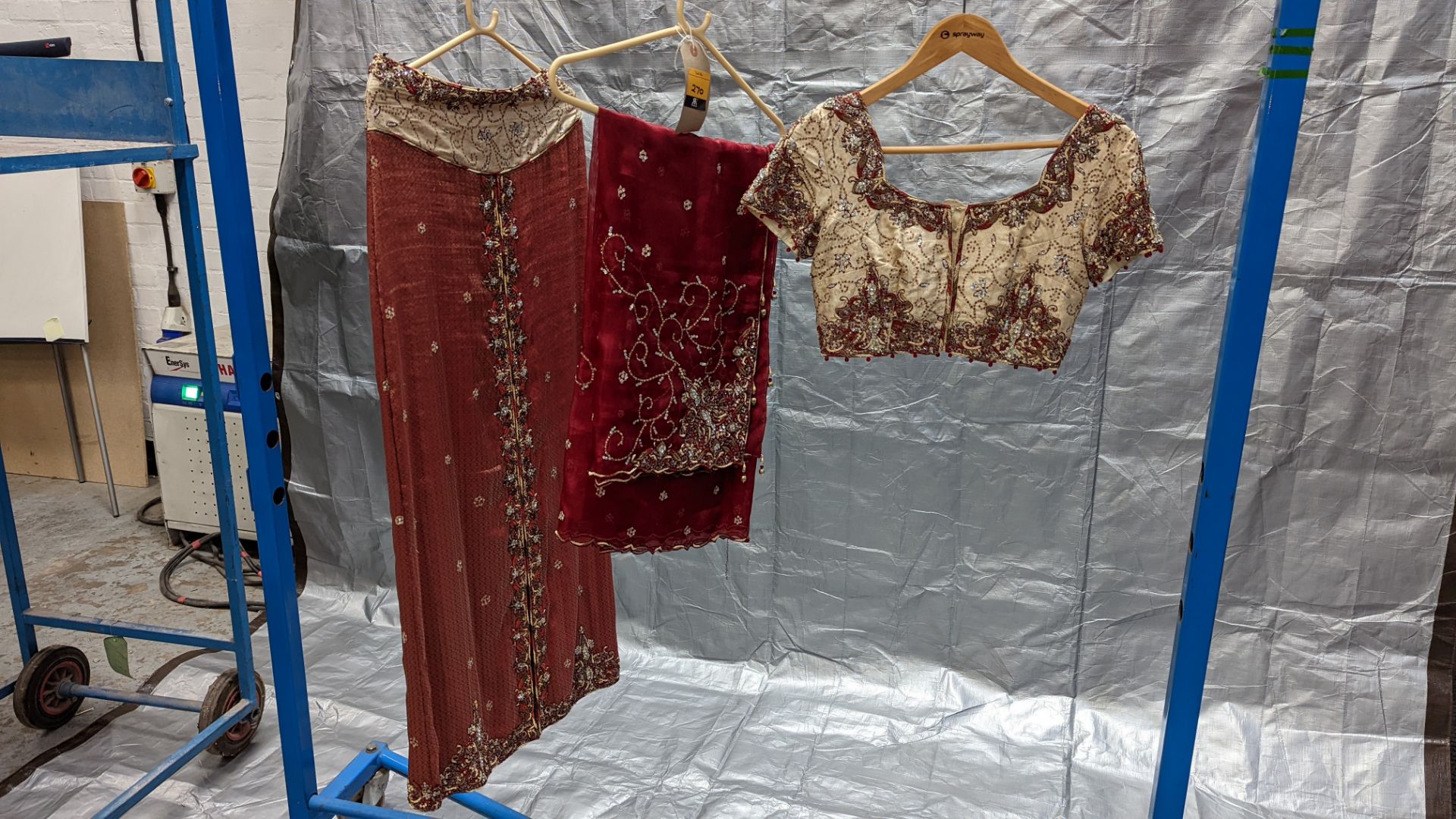 Large quantity of Asian wedding/partywear. This lot comprises the total residual stock-in-trade fro - Image 41 of 60