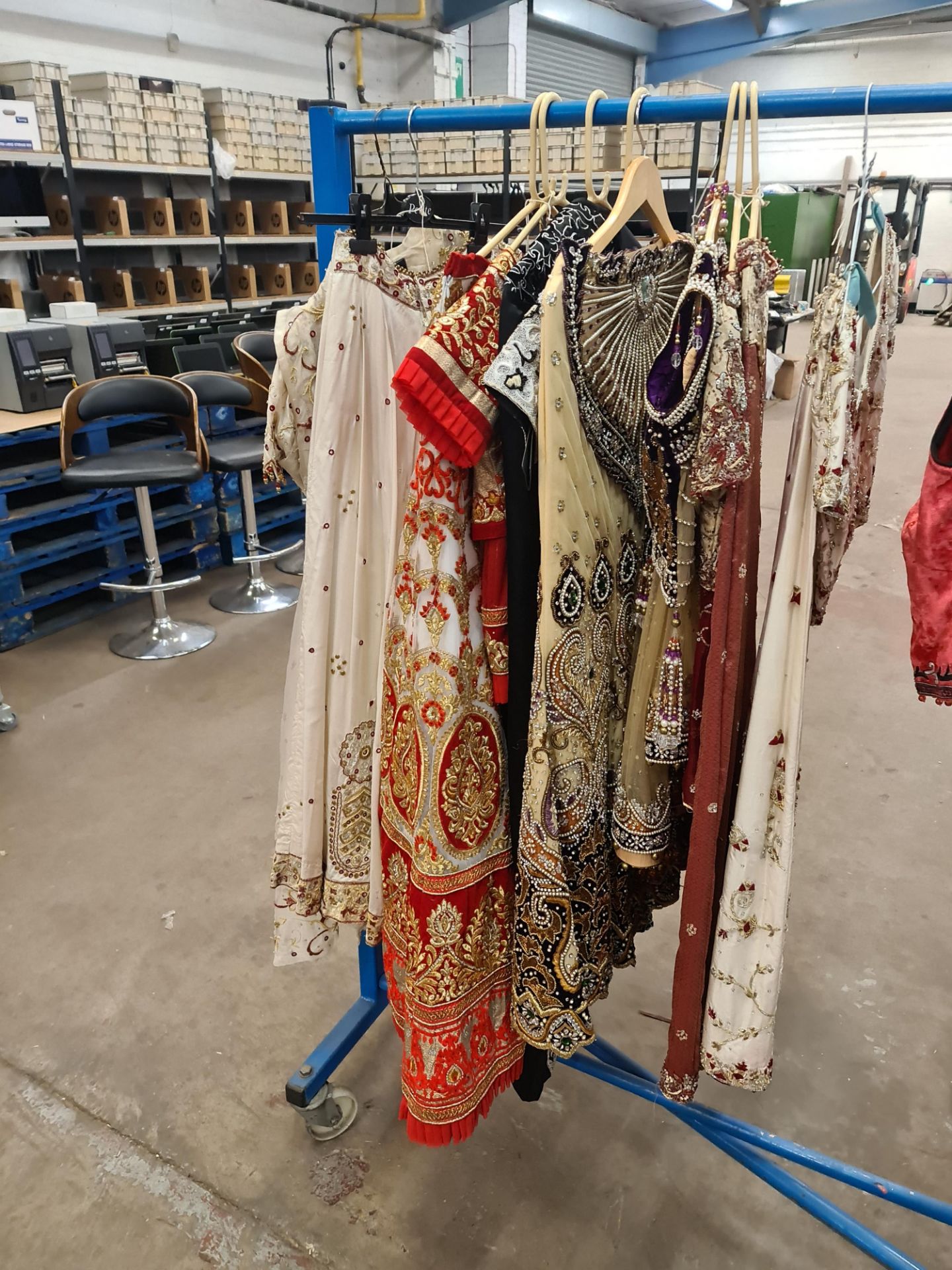 Large quantity of Asian wedding/partywear. This lot comprises the total residual stock-in-trade fro - Image 22 of 60