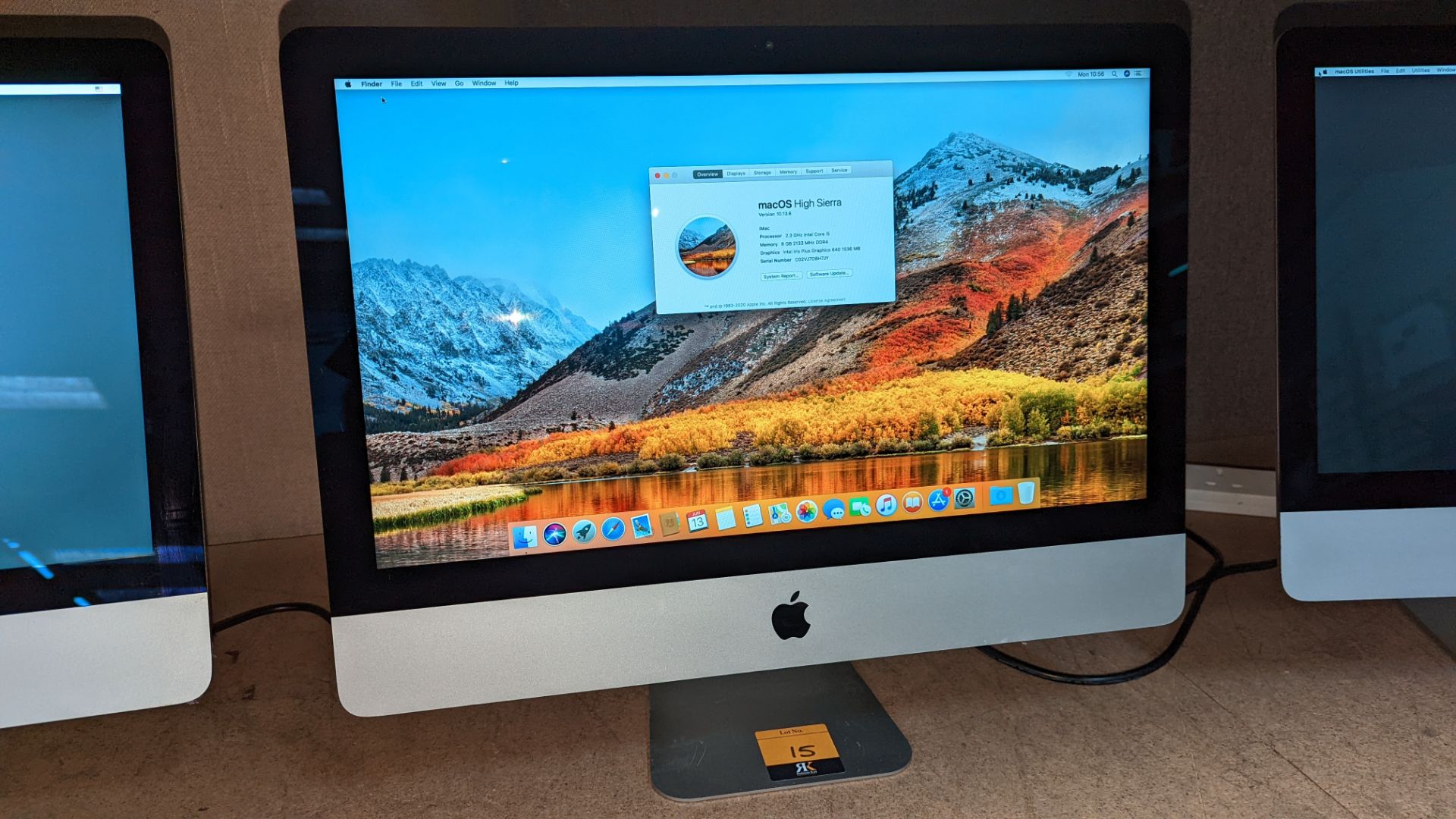 Apple 21.5" iMac model A1418 EMC 3068 with 2.3GHz dual core i5 processor, 8GB RAM, 1TB hard drive, e - Image 3 of 10