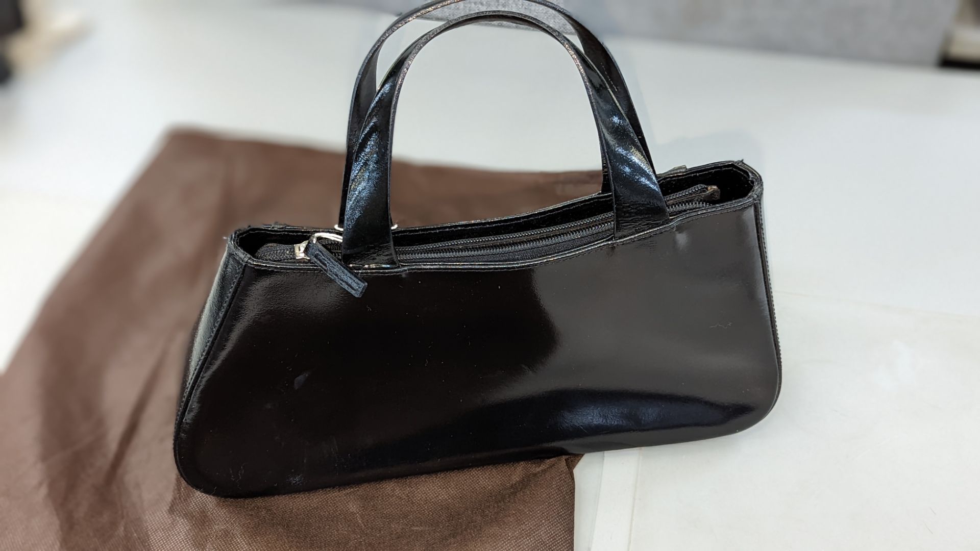 Francesco Biasia black leather handbag - Image 3 of 9